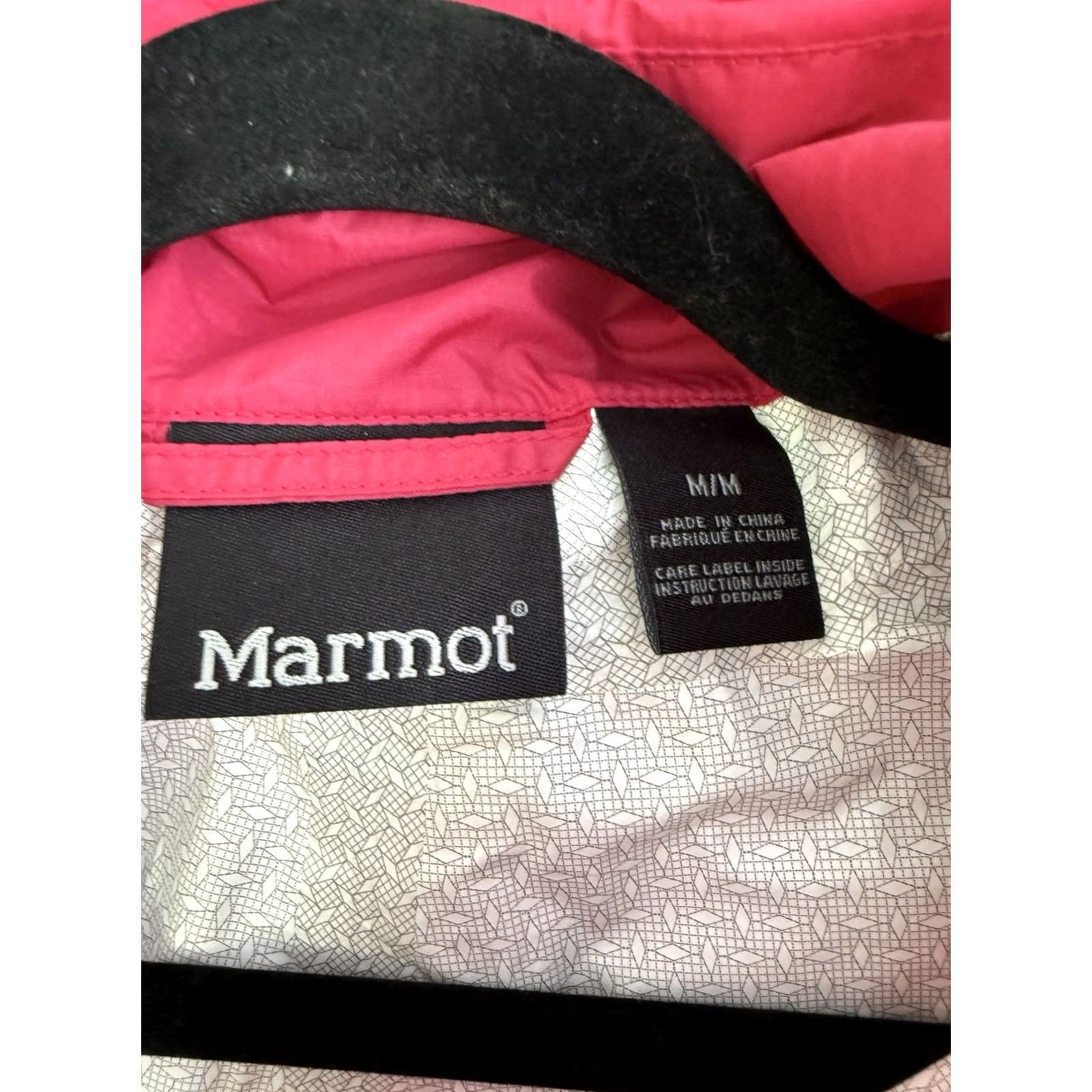 Marmot Womens Marmot Pink Jacket Medium Front Zip Softshell Windbreaker Outdoor Full Zip Ready for Spring Winter Fall Outdoor Sports Mens Womens Girls Boys Size M / US 6-8 / IT 42-44 - 5 Thumbnail