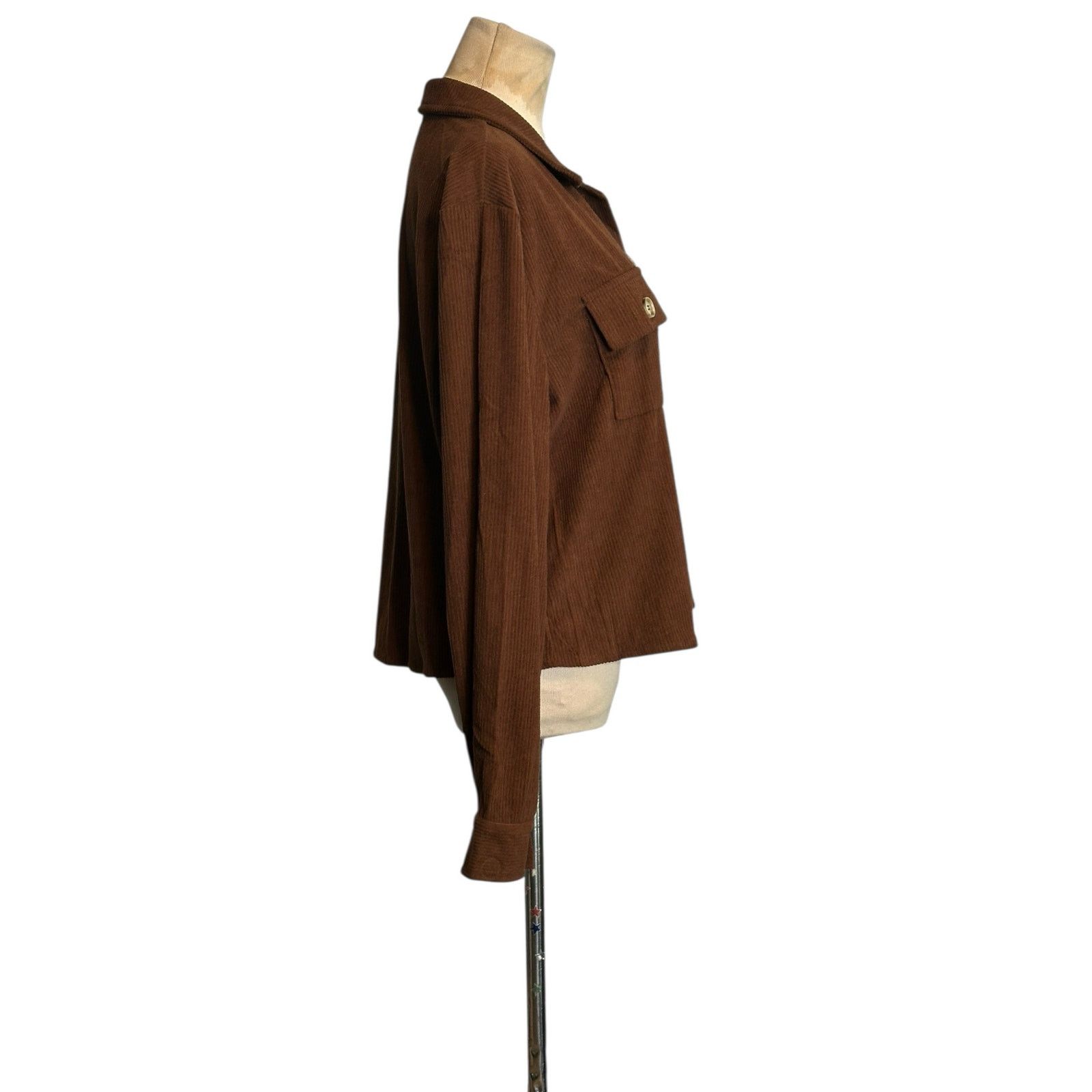 Zeagoo Zeagoo corduroy long sleeves button shacket size Medium Size M / US 6-8 / IT 42-44 - 6 Thumbnail