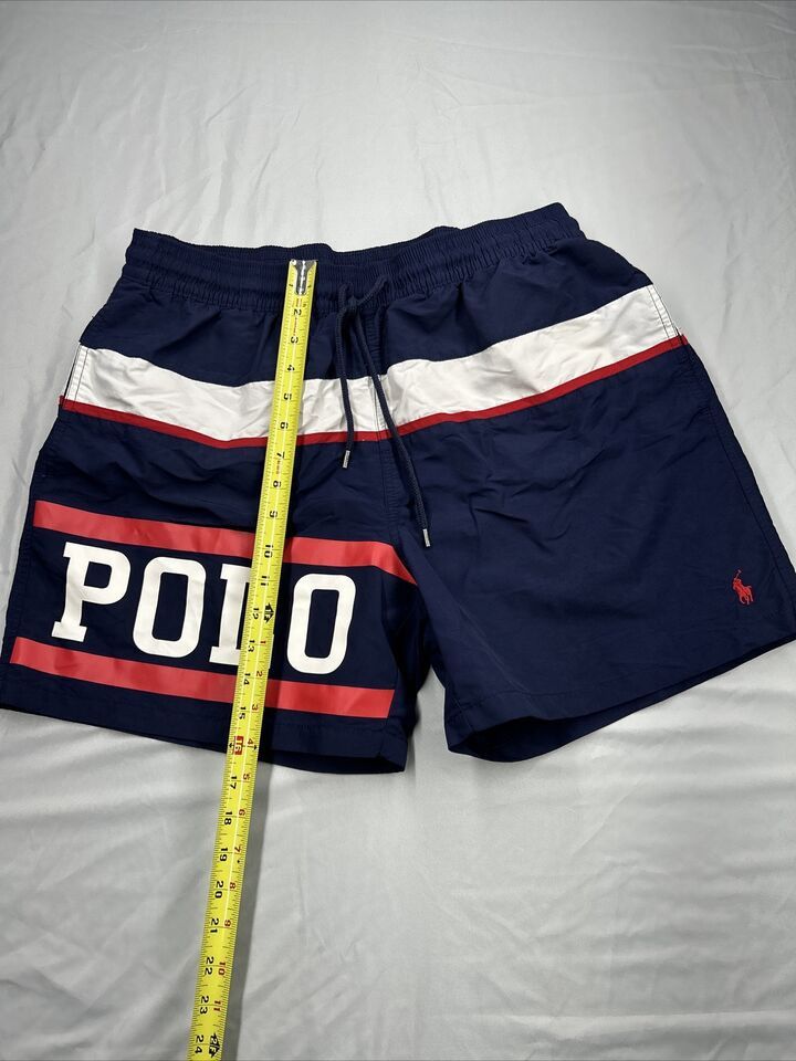 Polo Ralph Lauren Polo Ralph Lauren Stripe Spell Out Swim Men’s Trunks Sz XL Size US 38 / EU 54 - 2 Thumbnail