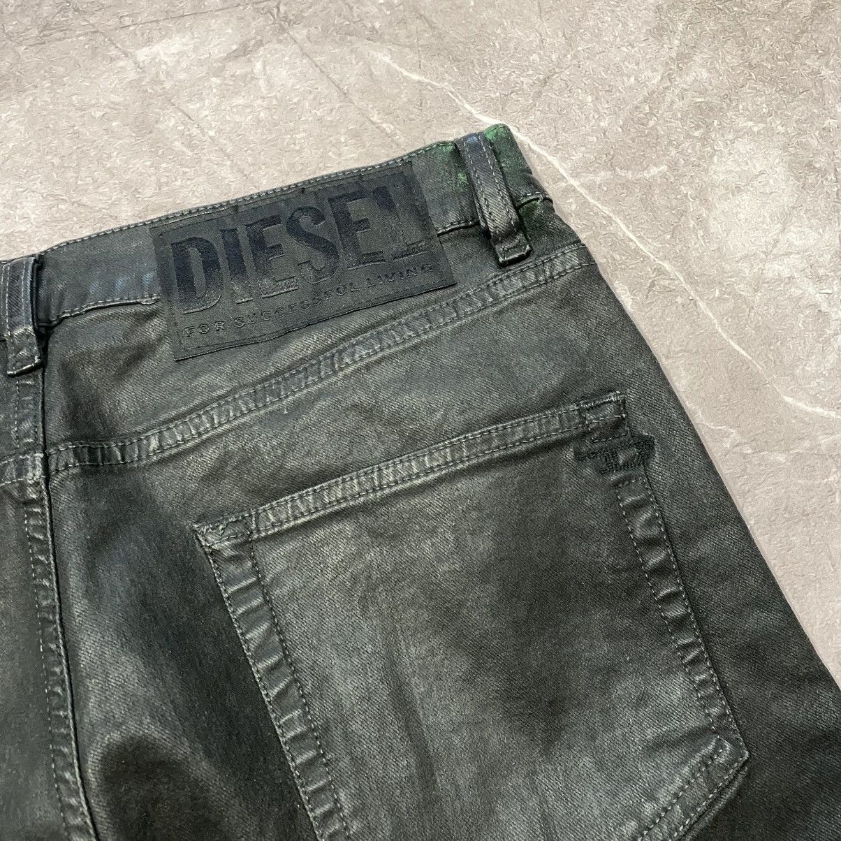 Diesel RARE ! VINTAGE DIESEL LEATHER PANTS LOGO 00s Size US 31 - 2 Thumbnail