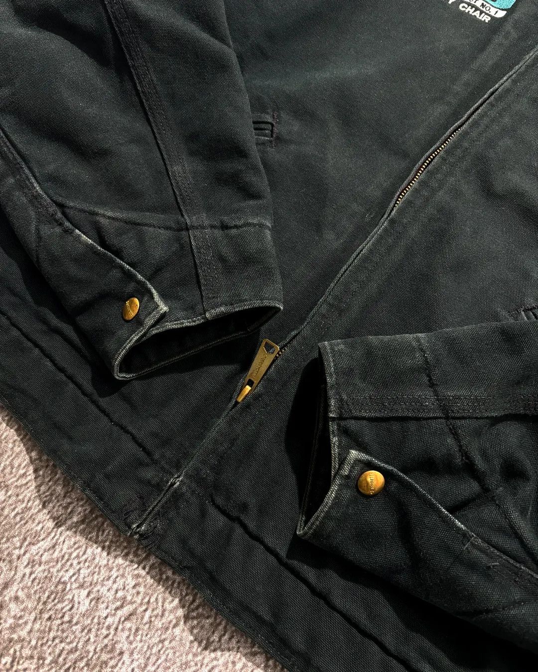 Carhartt Vintage Carhartt Detroit Jacket J01 BLK Size US L / EU 52-54 / 3 - 5 Thumbnail