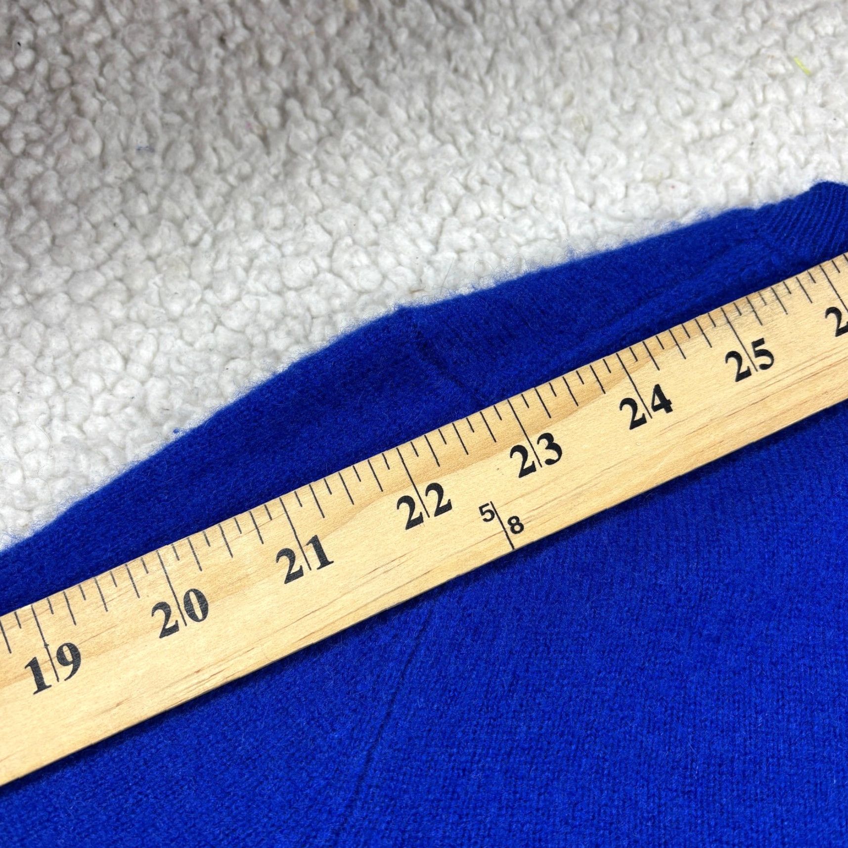 Charter Club Charter Club Luxury 100% Cashmere Sweater Women PS Petite Small Blue V-Neck Knit Size S / US 4 / IT 40 - 5 Thumbnail