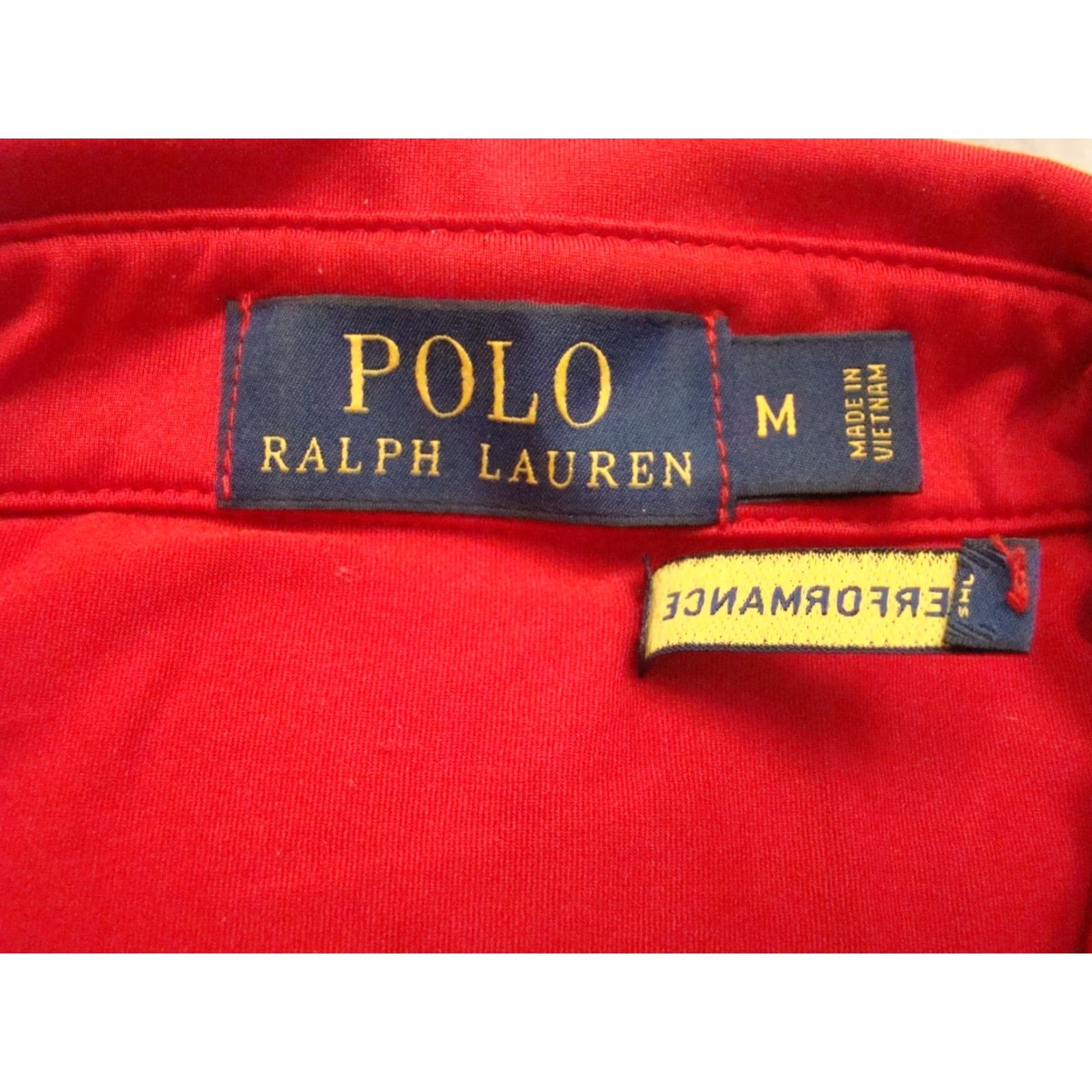 Polo Ralph Lauren Polo Ralph Lauren Performance Polo Shirt Mens Size M Short Sleeve Red Size US M / EU 48-50 / 2 - 5 Thumbnail