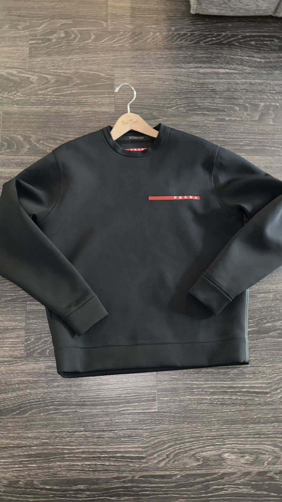 Outlet Prada Recycled Double Technical Jersey sweatshirt