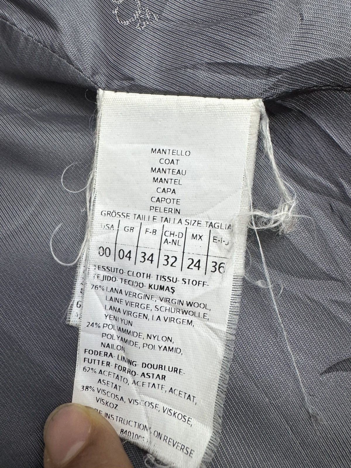 MAX&Co. Max&Co. wool-blend coat featuring a side zipper design Size M / US 6-8 / IT 42-44 - 11 Thumbnail