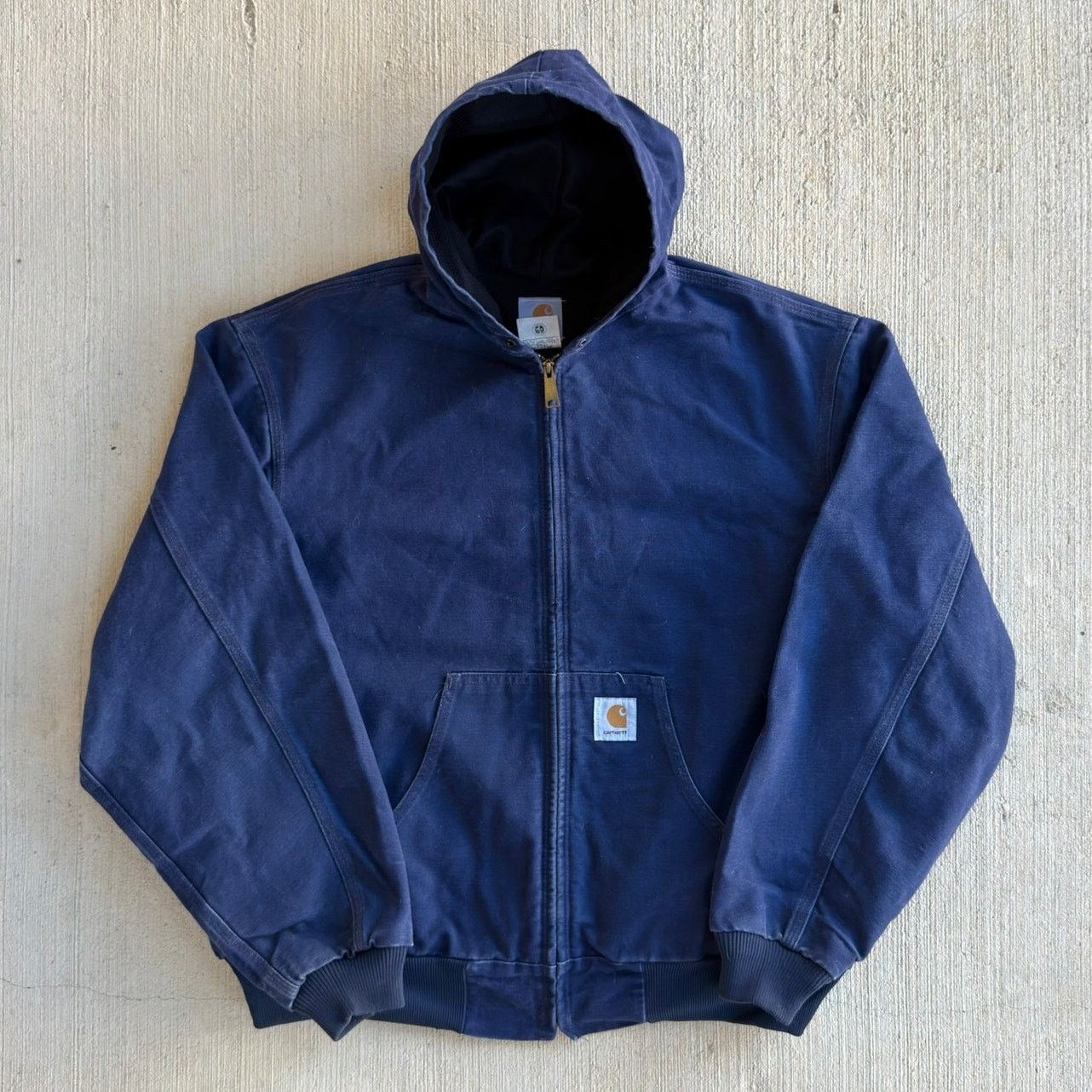 Carhartt Vintage Carhartt Hooded Active Jacket “Navy” J03 NVY