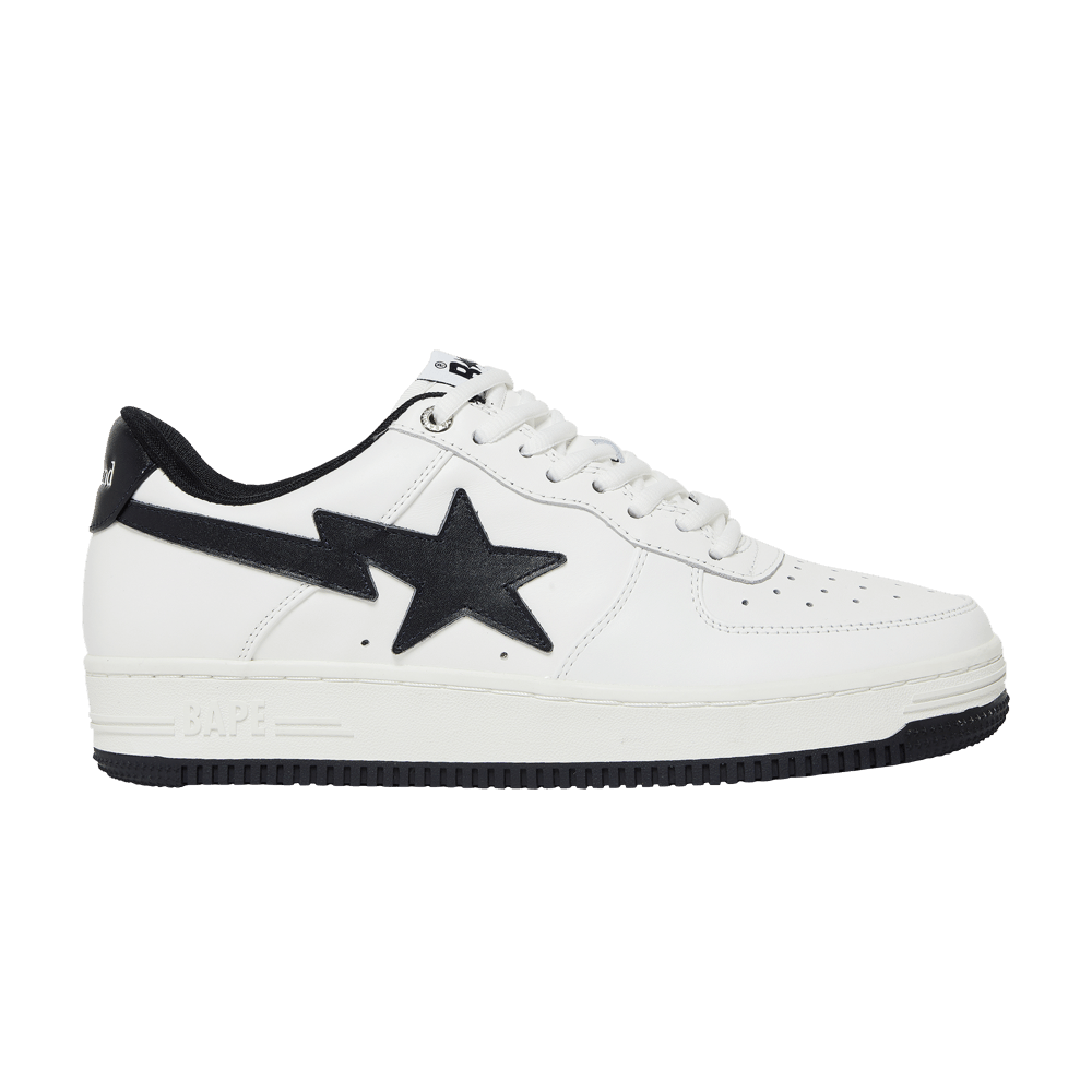 image of Jjjjound X Bapesta White Navy Shoes, Men's (Size 6)