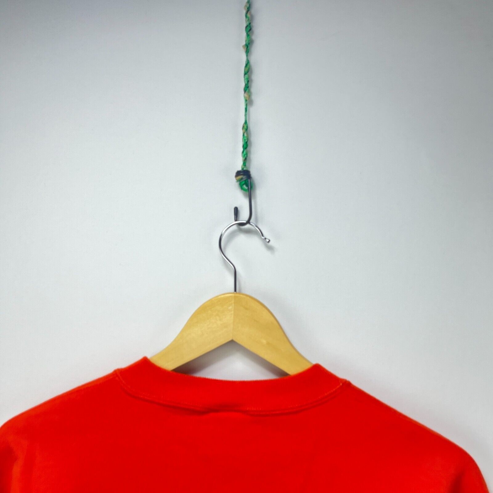 Russell Athletic × Vintage Vintage '90s Russell Athletic Orange Blank XL Made in USA Size US XL / EU 56 / 4 - 10 Thumbnail