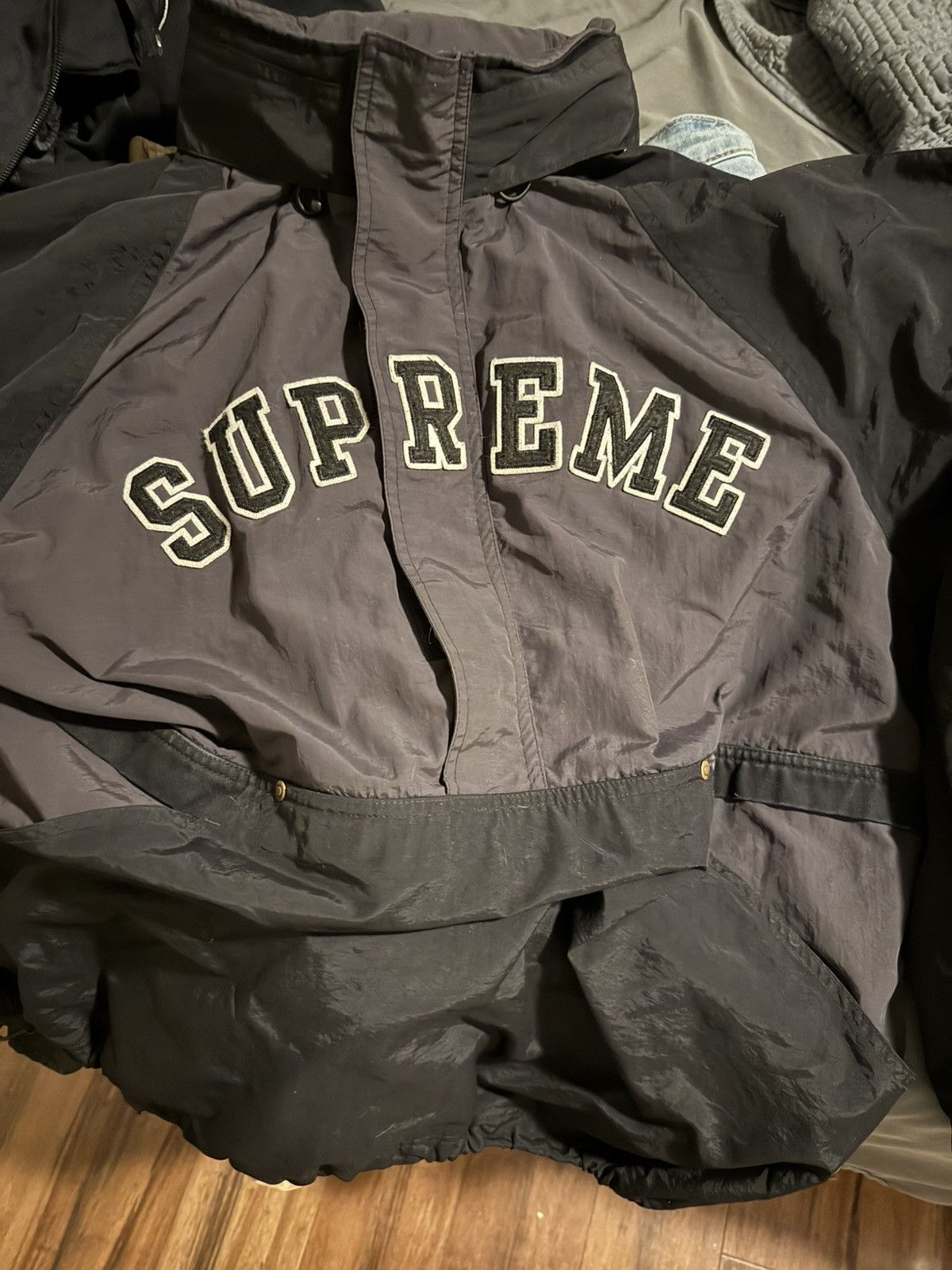 Supreme supreme court half zip pullover Grailed