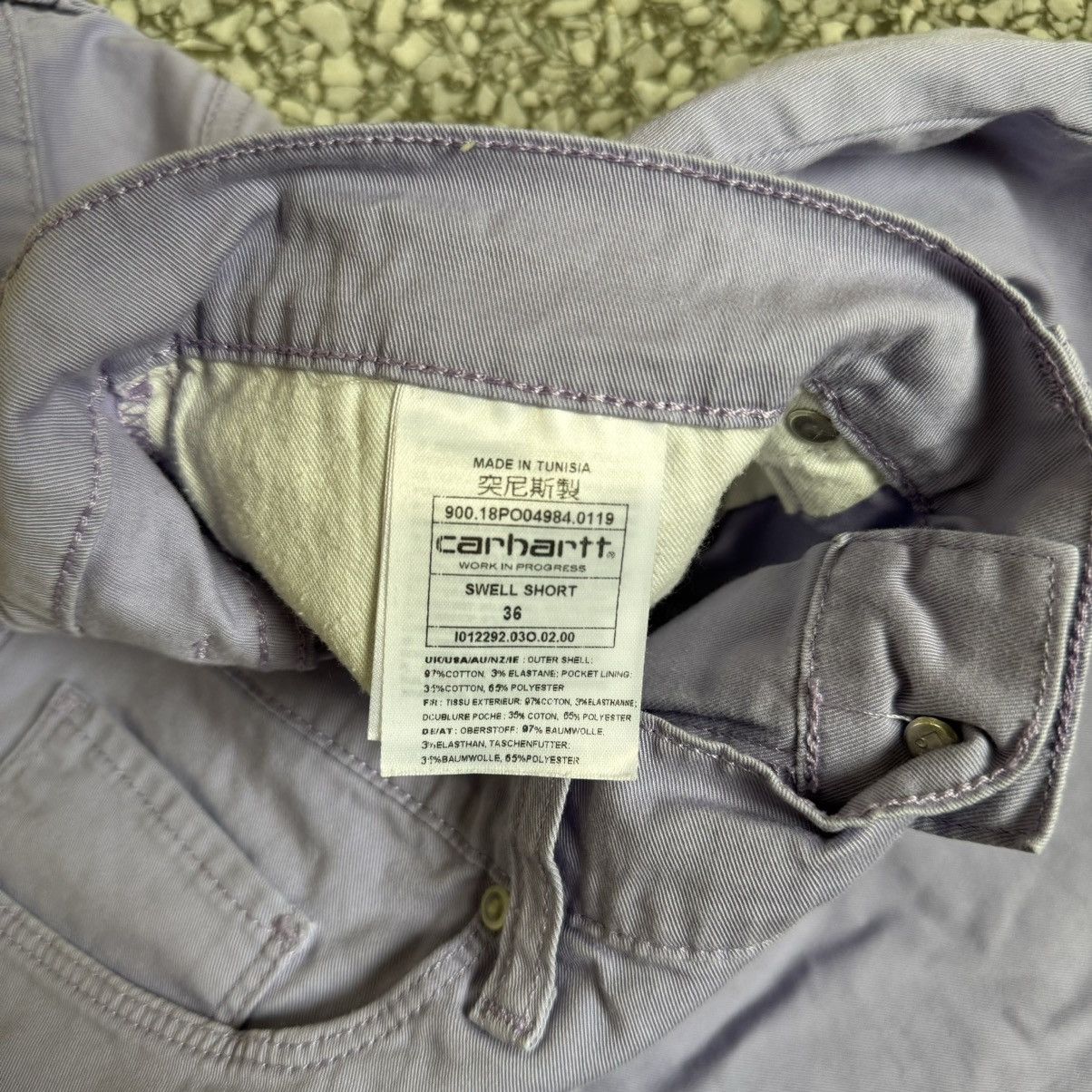 Carhartt Wip 2019 Carhartt WIP Swell Short in Lilac Size US 36 / EU 52 - 5 Thumbnail