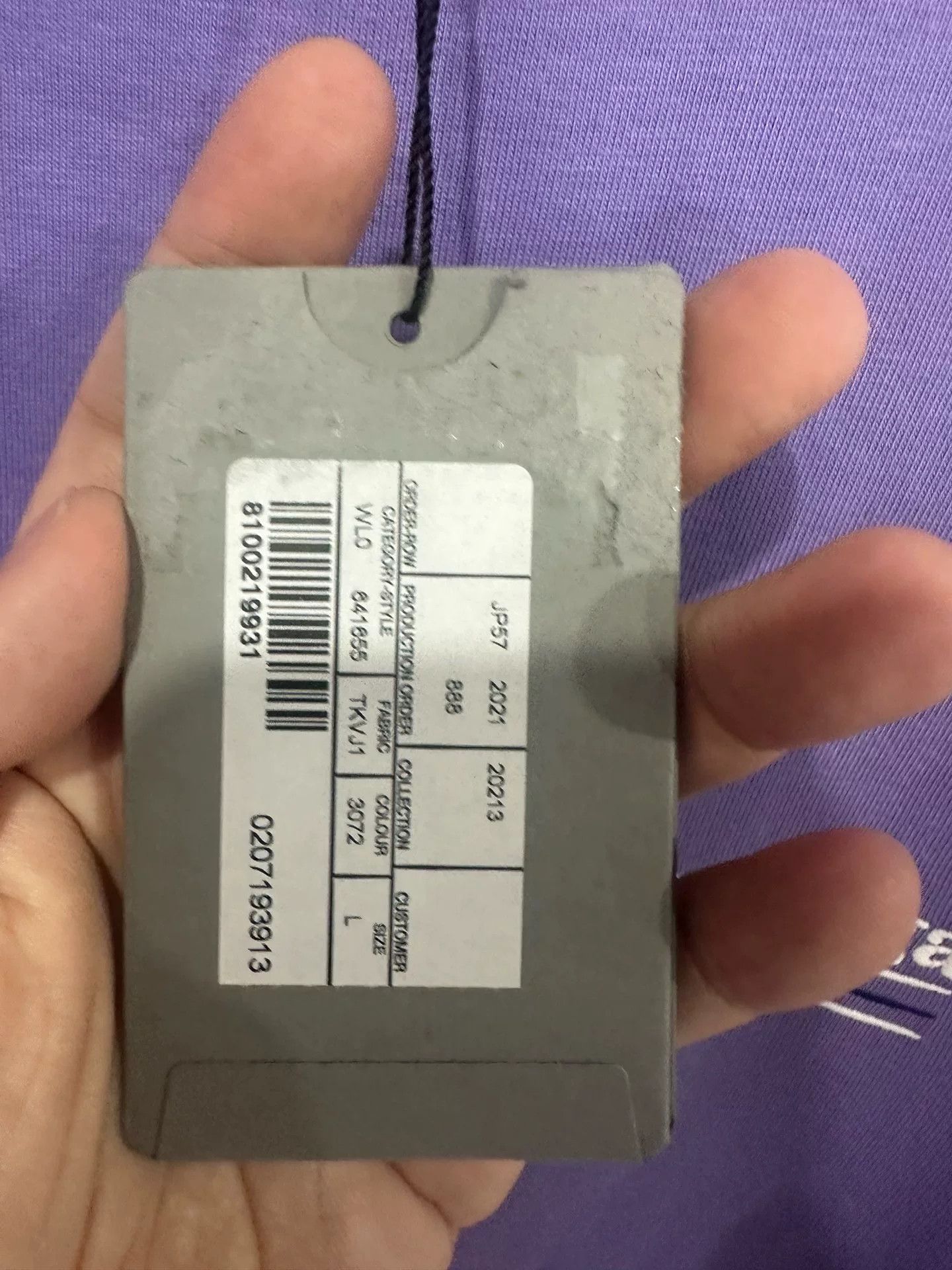 Balenciaga balenciaga logo t-shirt in vibrant purple Size US M / EU 48-50 / 2 - 6 Thumbnail