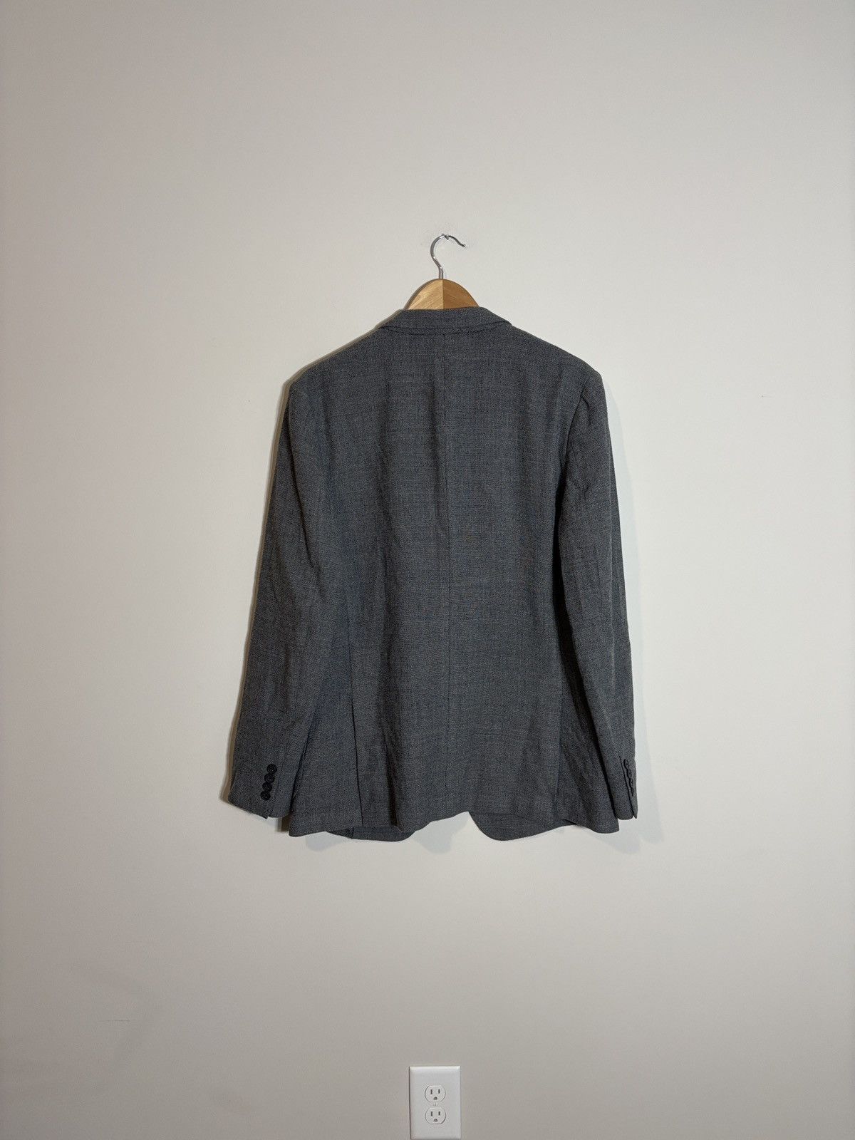 Bonobos Bonobos Vitale Barberis Canonico Slim Blazer Grey 44L Size 44L - 4 Thumbnail