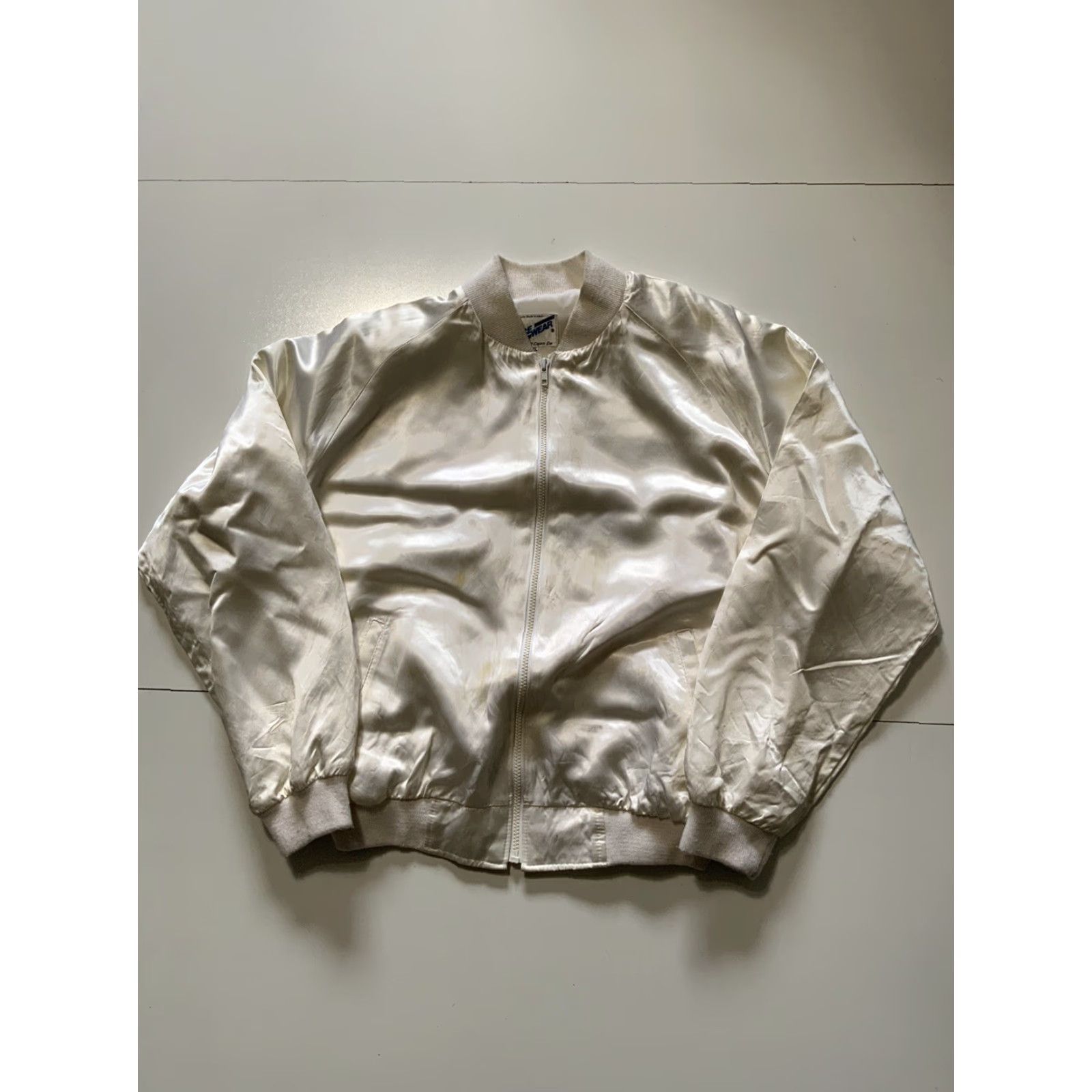 Vintage VINTAGE 90s K-Mix 106.3 FM Radio Valleys Greatest Music Satin Zip Jacket Sz. XXL/2XL Size US XXL / EU 58 / 5 - 3 Thumbnail