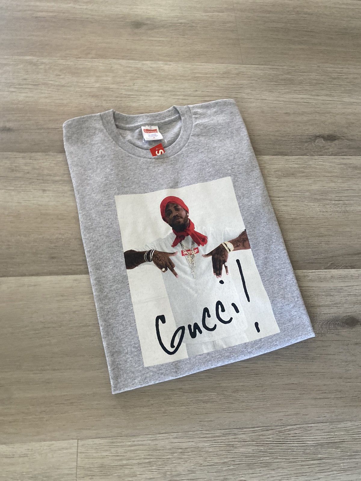 Supreme Gucci mane photo tee | Grailed