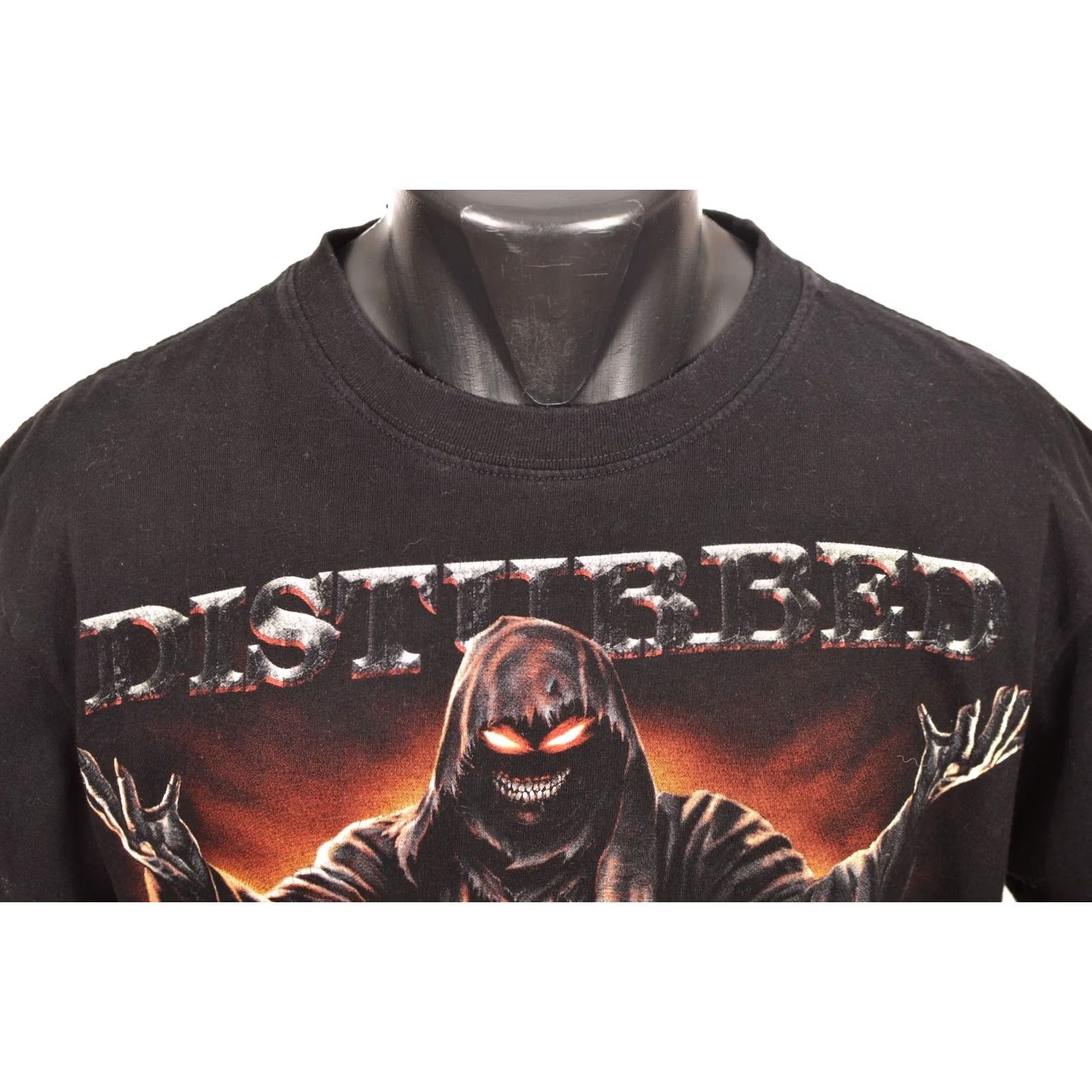 Vintage VINTAGE Hot Rock Disturbed The Guy Rock T-Shirt M Black Mens XS? Size US M / EU 48-50 / 2 - 2 Thumbnail