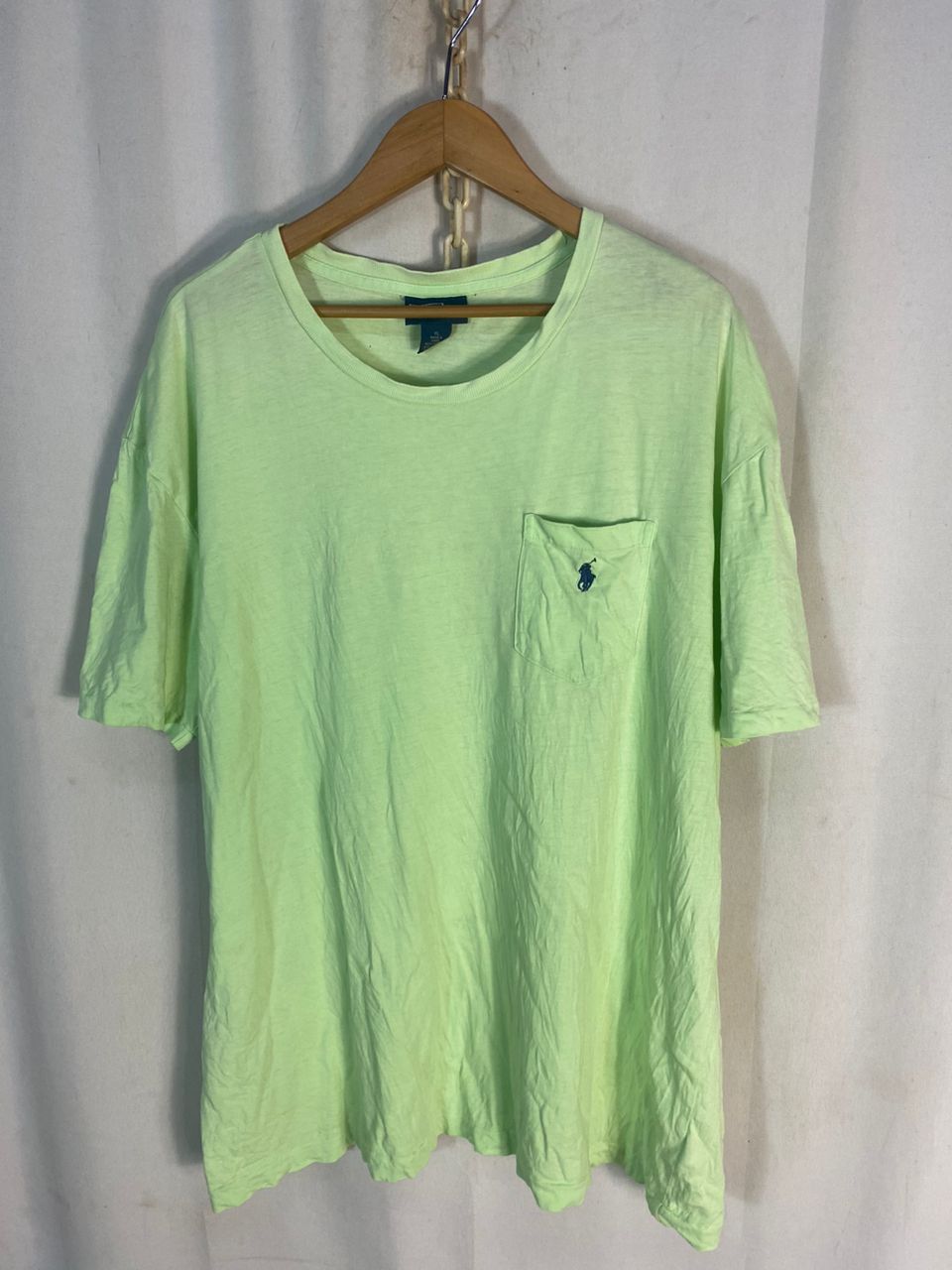Polo Ralph Lauren × Vintage Vintage polo Ralph Lauren single pocket tshirt Size US L / EU 52-54 / 3 - 4 Thumbnail