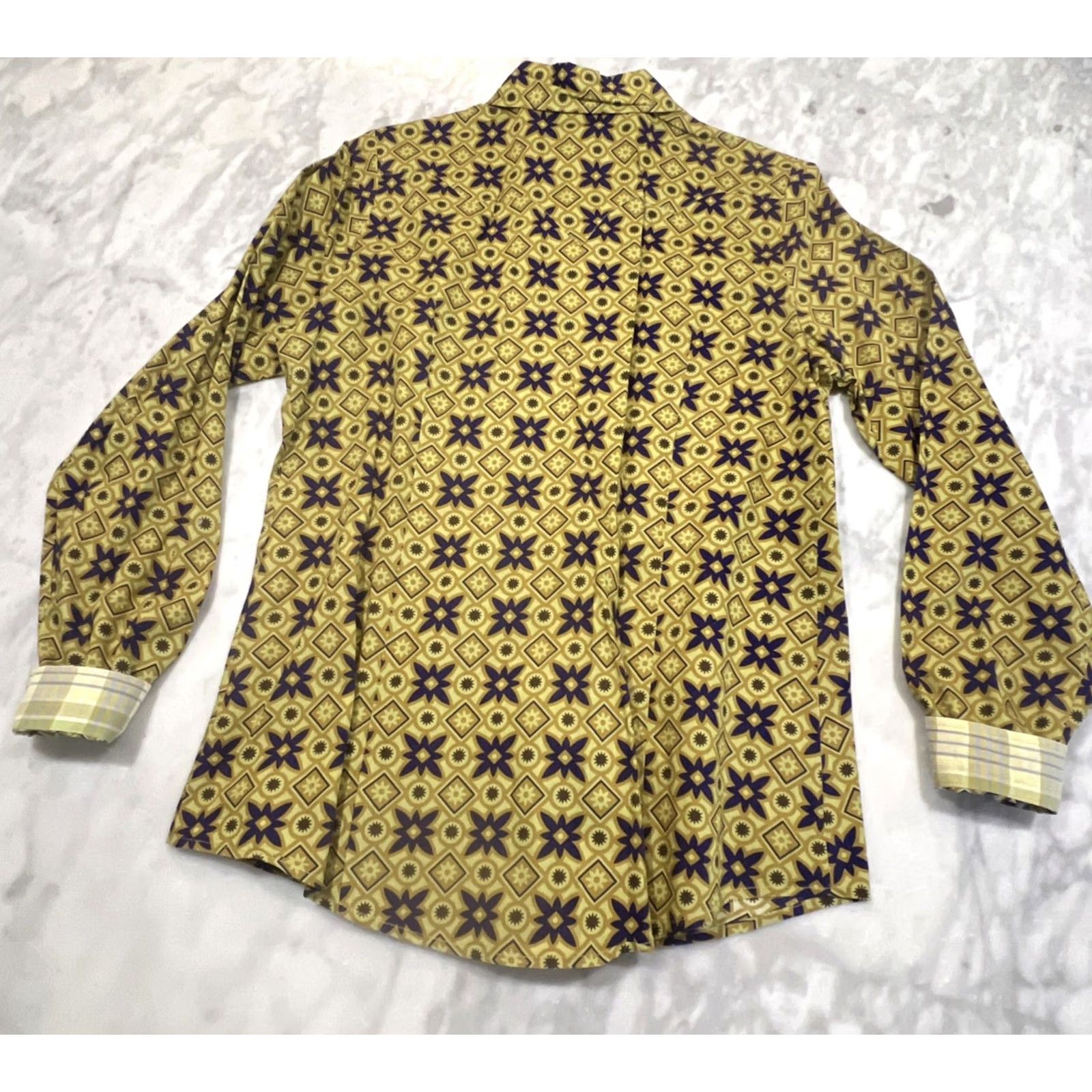 Roper Roper Pearl Snap Shirt Women Large Western Geometric Cowgirl Southwest Diamond Multicolor Button-Up Regular Cotton Shirt Size L / US 10 / IT 46 - 3 Thumbnail