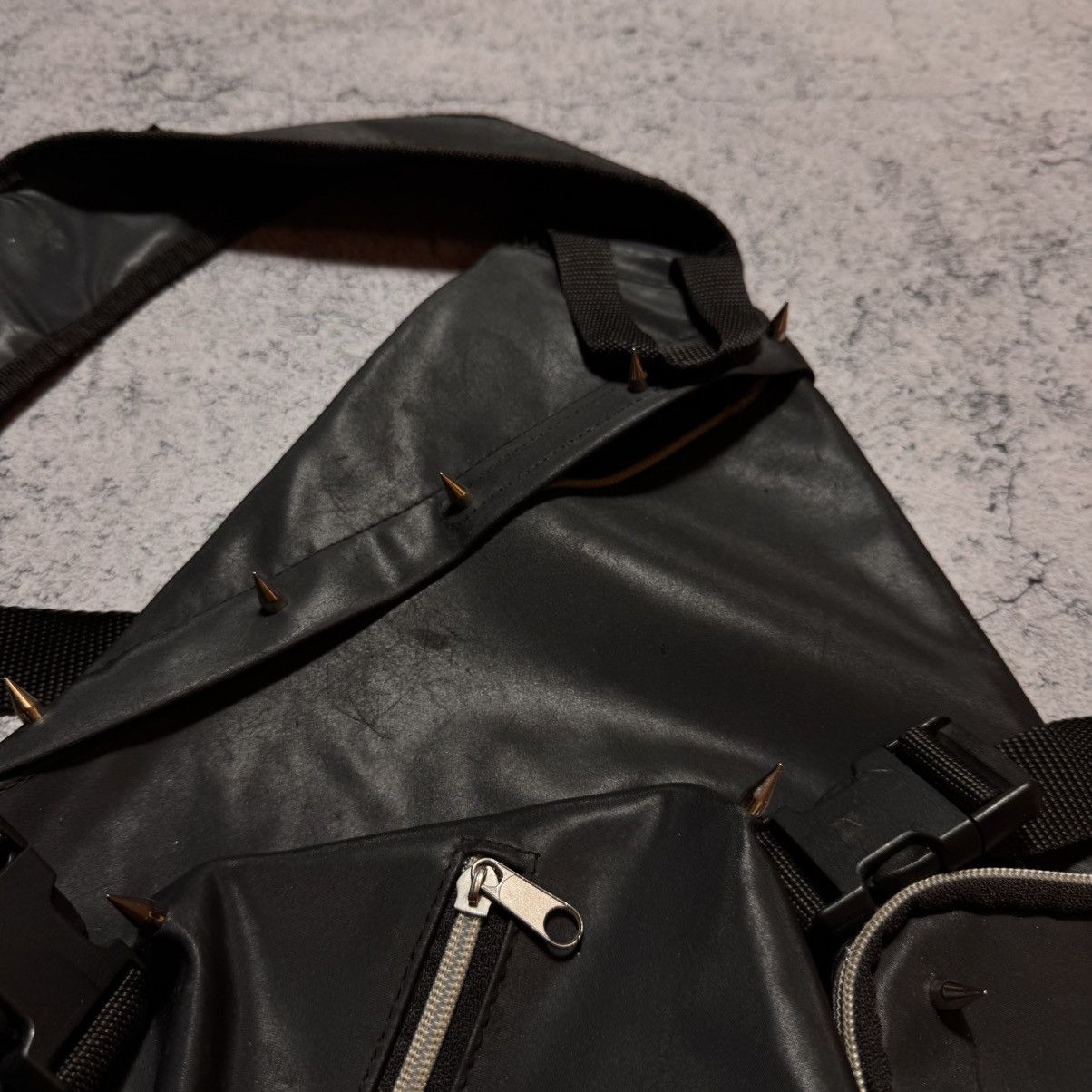 Japanese Brand 1/1 Rare Balenciaga Style Bag Spikes Size ONE SIZE - 6 Thumbnail