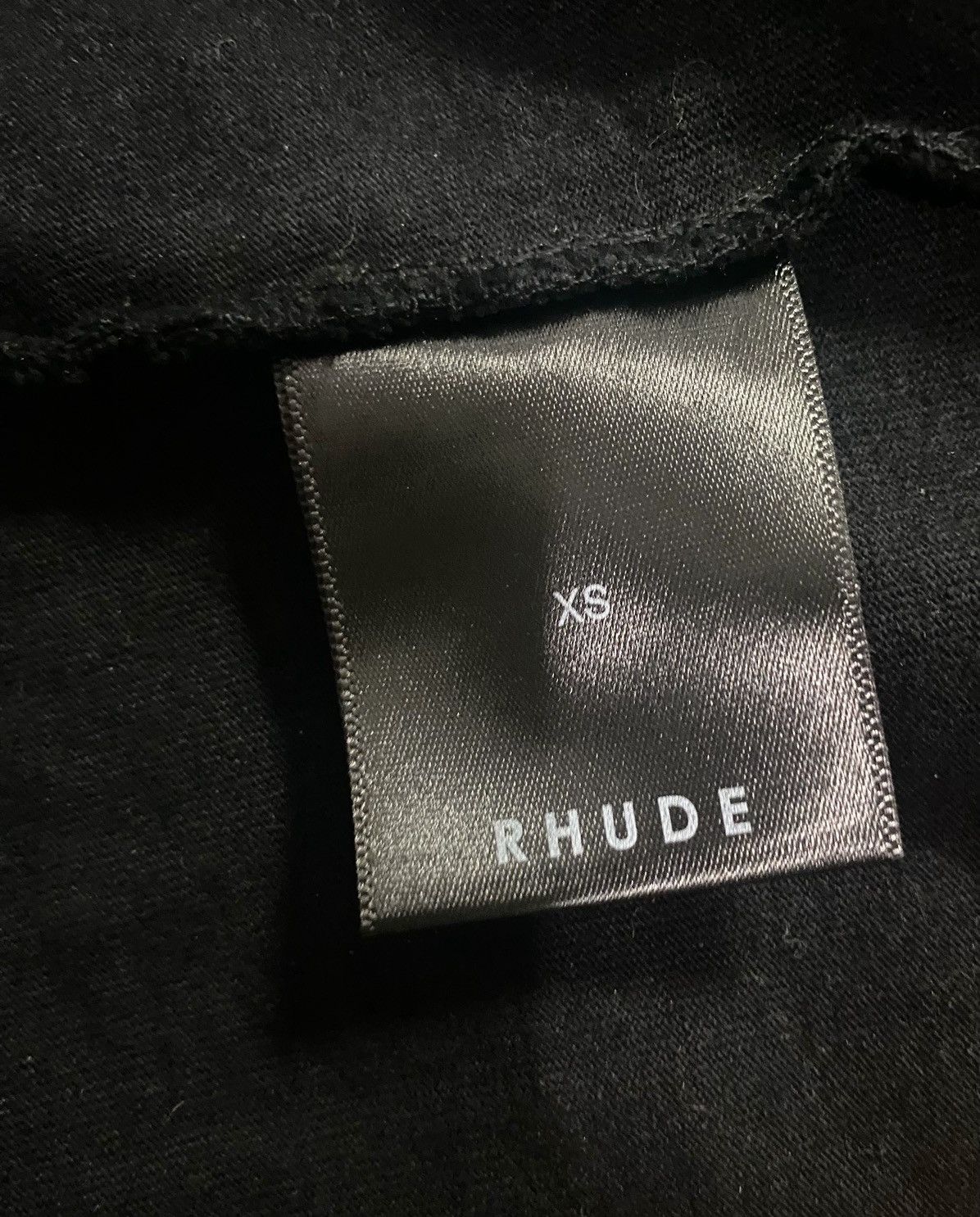 Rhude Rhude Washed Black track tee Size XS / US 0-2 / IT 36-38 - 6 Thumbnail
