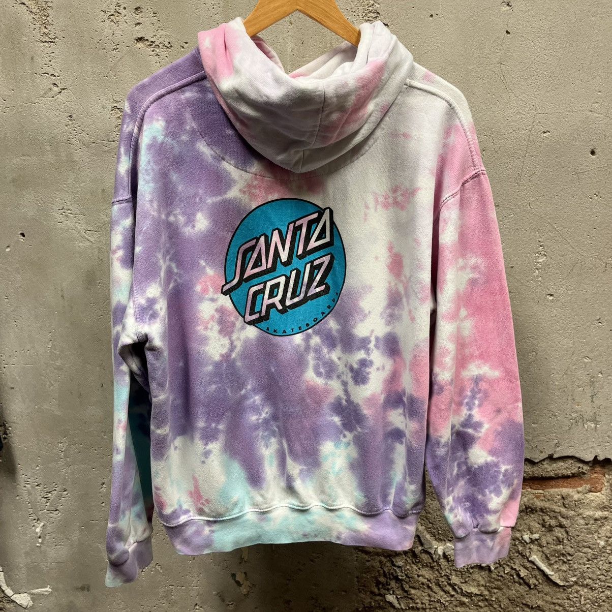 Santa Cruz Skateboards Vintage Y2K Santa Cruz Tie Dye Unisex Hoodie Large L Size US L / EU 52-54 / 3 - 1 Thumbnail