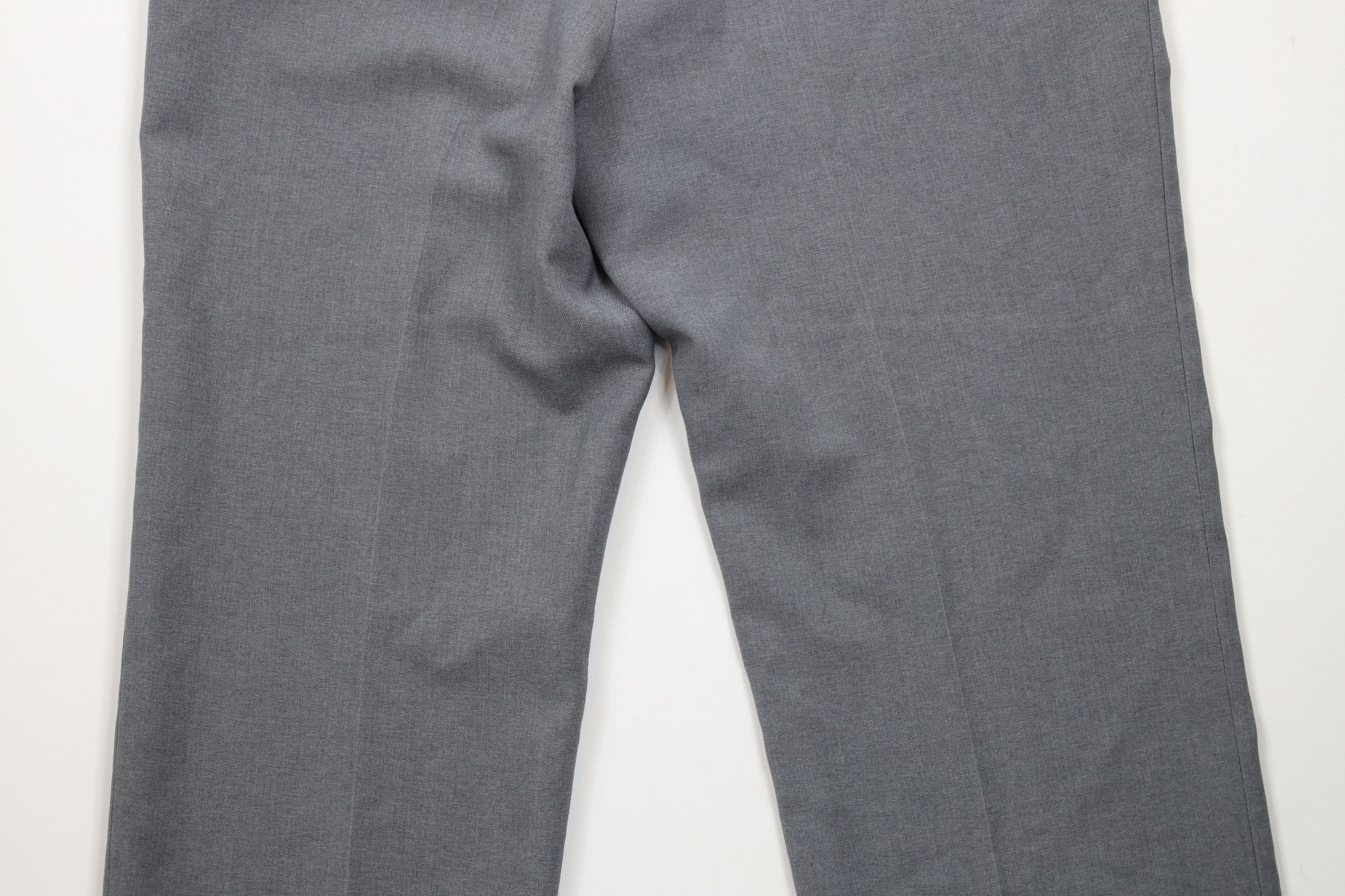 Vintage Vintage 70s Streetwear Wool Blend Wide Leg Chino Pants Gray Size US 34 / EU 50 - 13 Thumbnail
