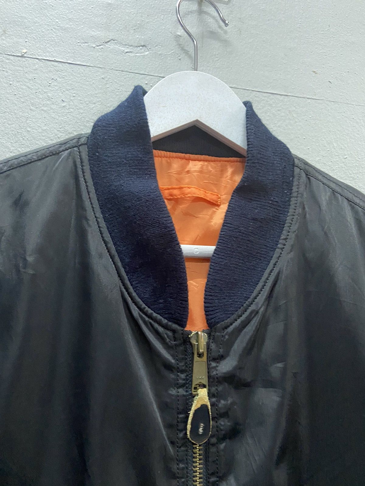 Vintage AIR FORCE INTERMEDIATE MA 1 MACHOPE ARMY JACKET Size US L / EU 52-54 / 3 - 5 Thumbnail