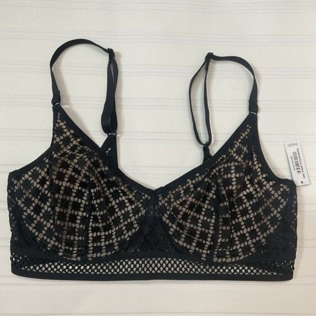 Other NWT Adore Me Underwire Back Closure Semi SheerBra Women 34DD Size ONE SIZE - 8 Thumbnail