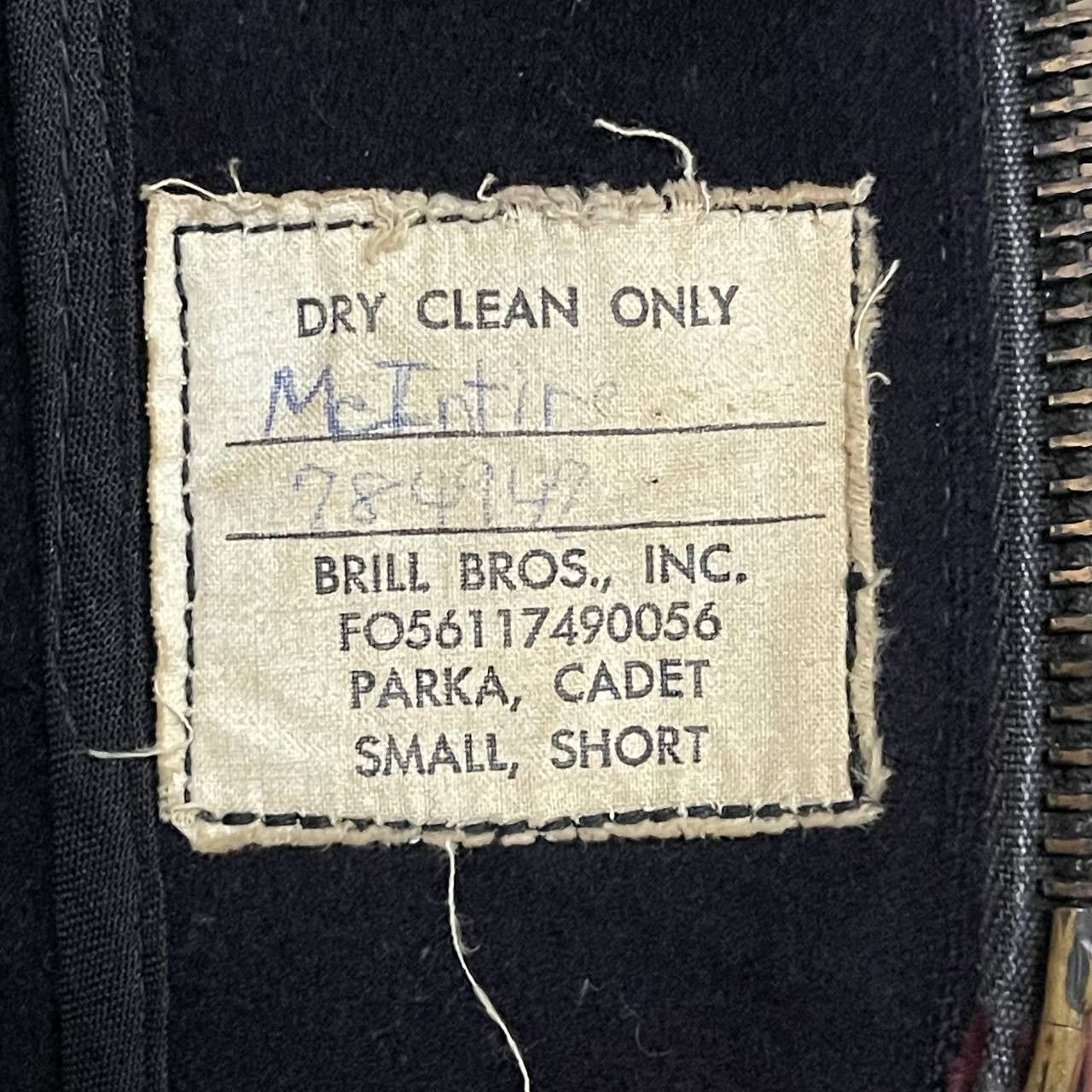 Cadet Vintage 70's Brill Bros USAFA Cadet Parka Military Size US M / EU 48-50 / 2 - 7 Thumbnail
