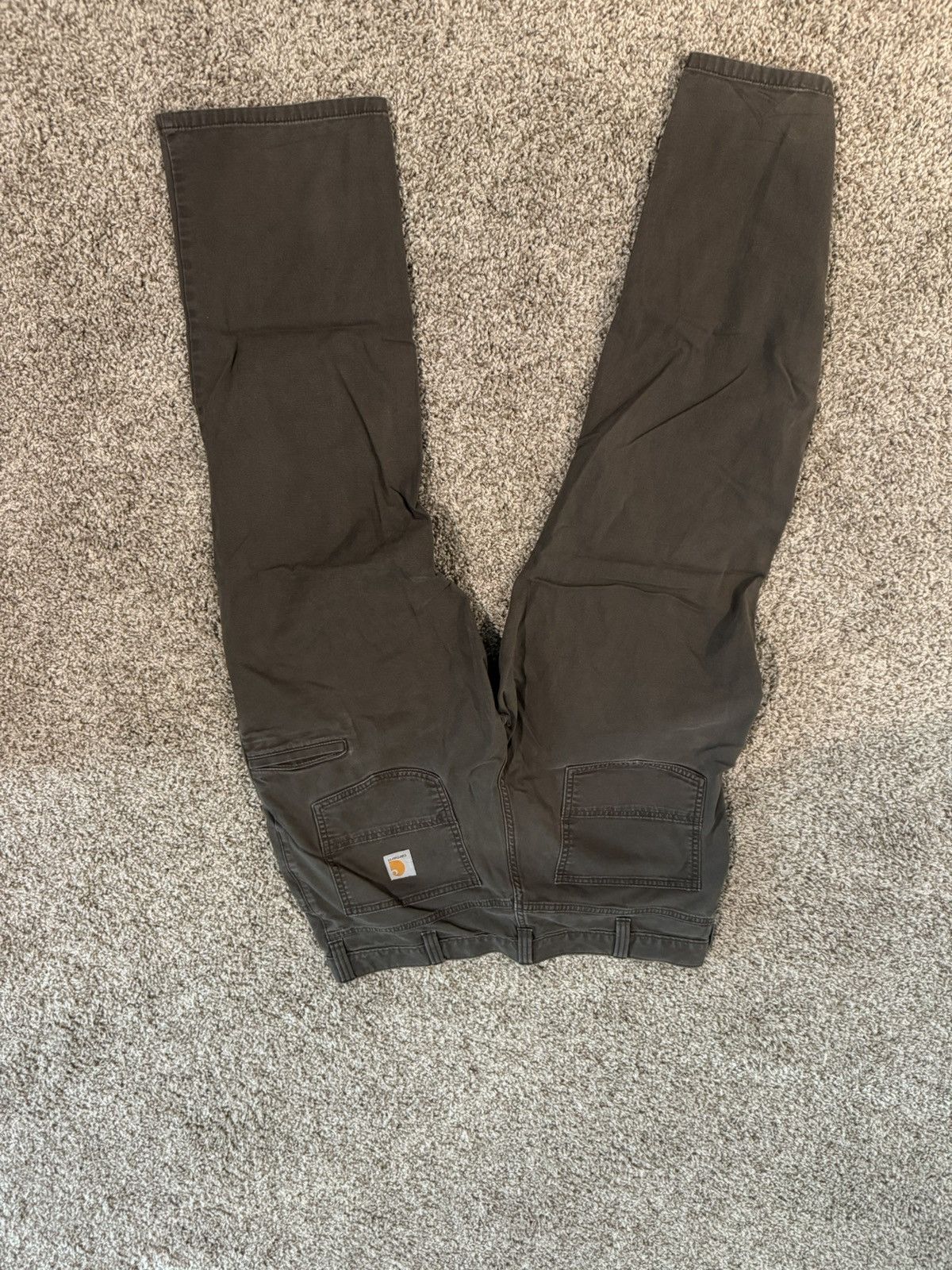 Carhartt Carhartt Relaxed Fit Work Pants – Brown – 36x30 Size US 36 / EU 52 - 2 Thumbnail