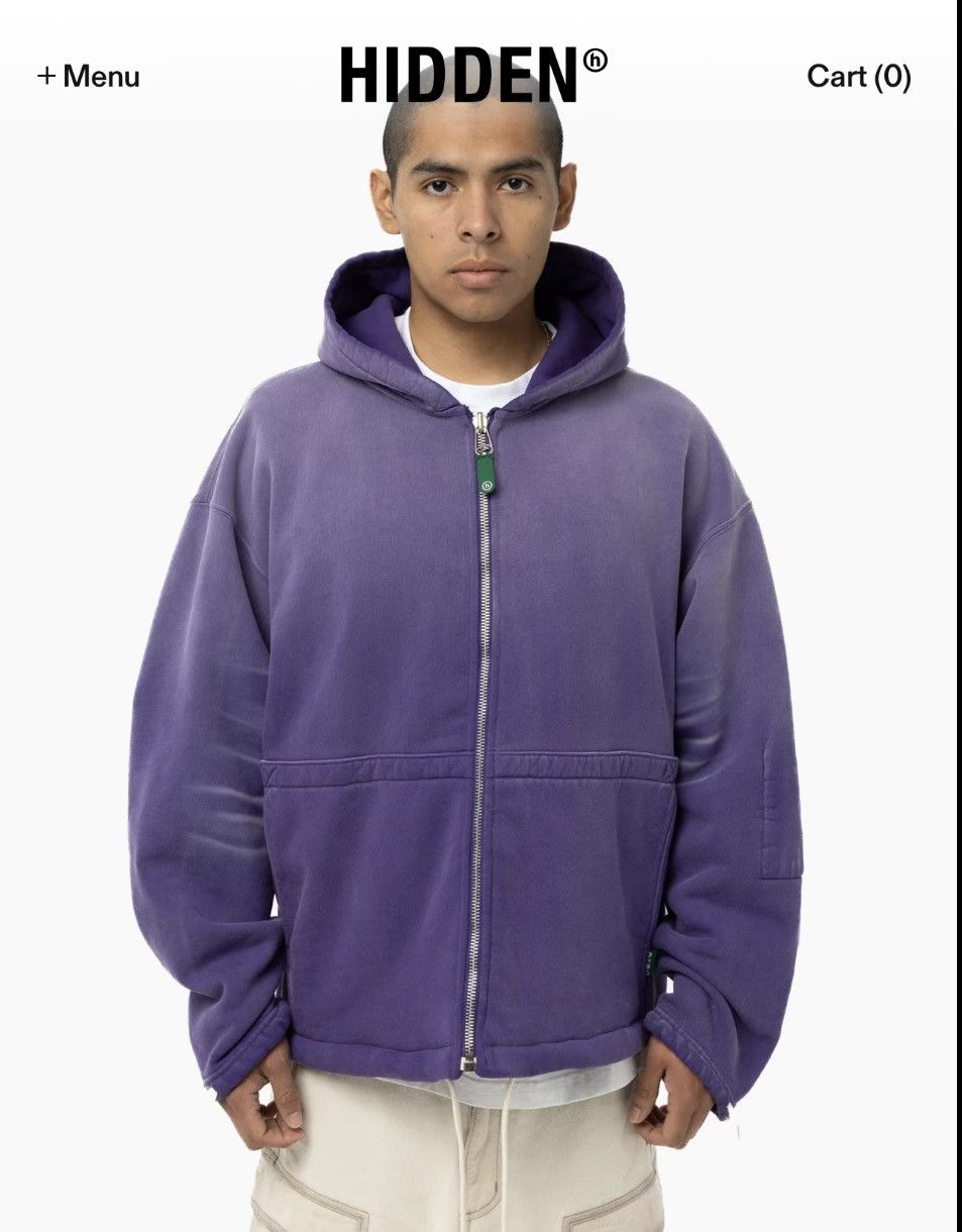 HIDDEN Hidden NY Zip Reversible Hoodie Size US M / EU 48-50 / 2 - 2 Thumbnail