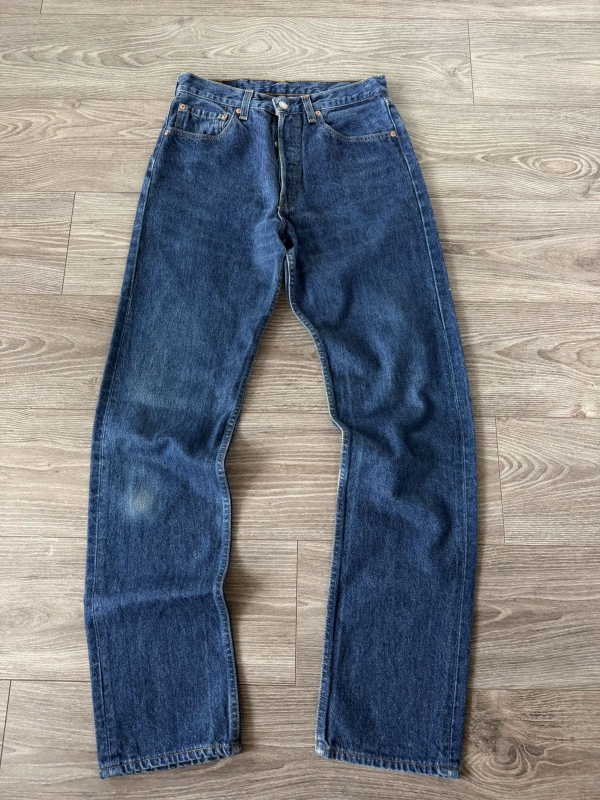 Levi's ‼️Vintage Levi’s Grey 501 Red Tab Denim Made in USA🇺🇸Jeans‼️ Size US 31 - 6 Thumbnail