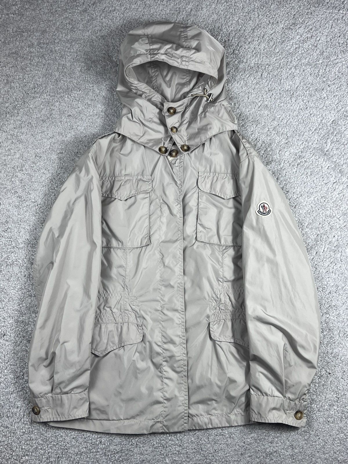 Moncler Moncler Multipocket Grey Lightweight Jacket Size 1 Size S / US 4 / IT 40 - 1 Thumbnail