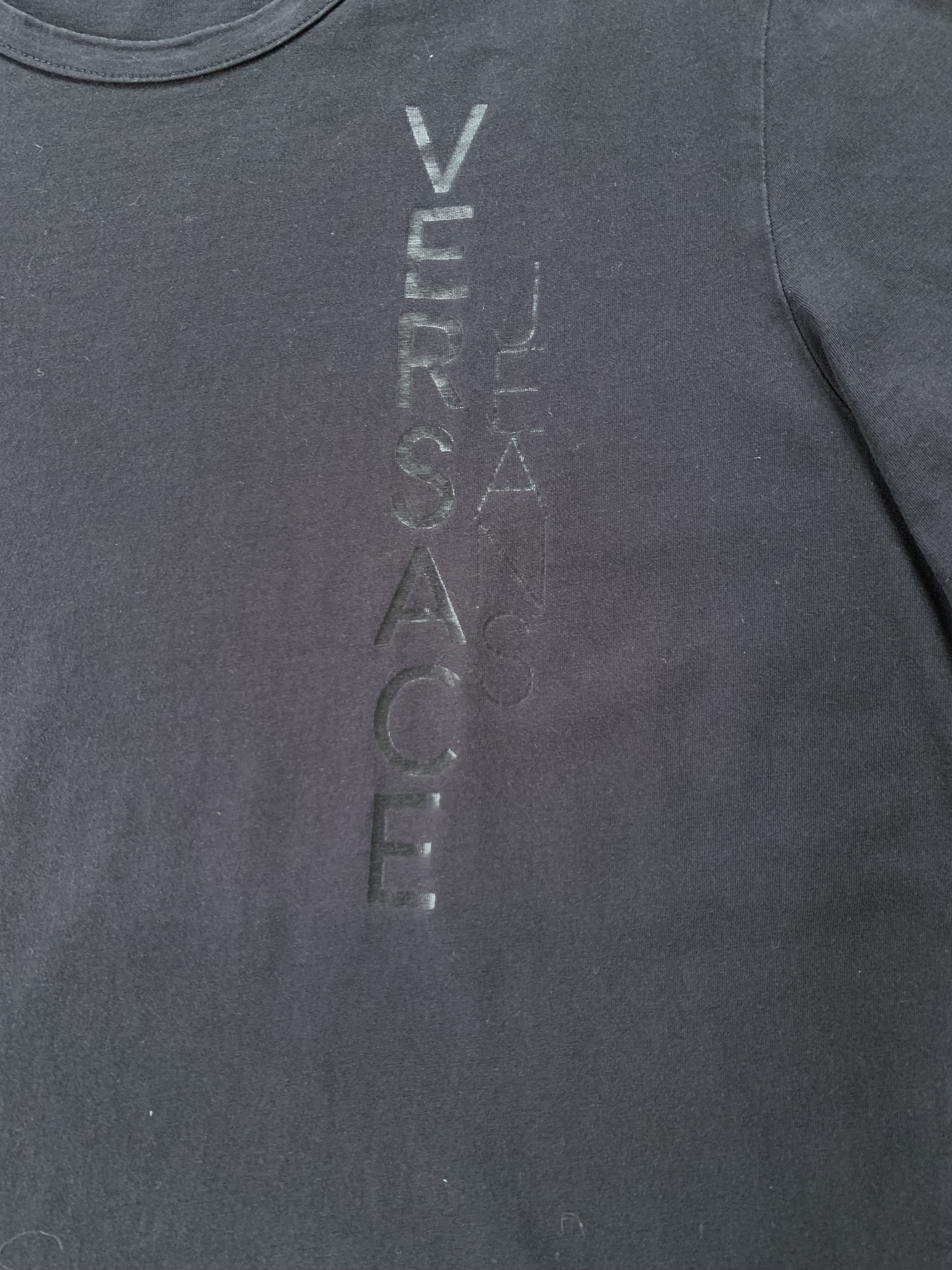 Versace × Versace Jeans Couture Versace Jeans Black Cotton T-Shirt Size US S / EU 44-46 / 1 - 5 Thumbnail