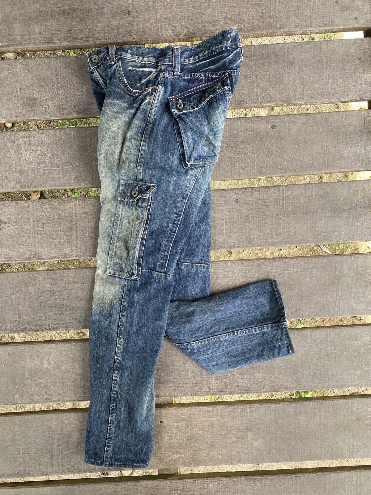 Johnbull 🔥 Japanese Brands 🔥 Vintage John Bull Denim (Distressed) Size US 30 / EU 46 - 12 Thumbnail