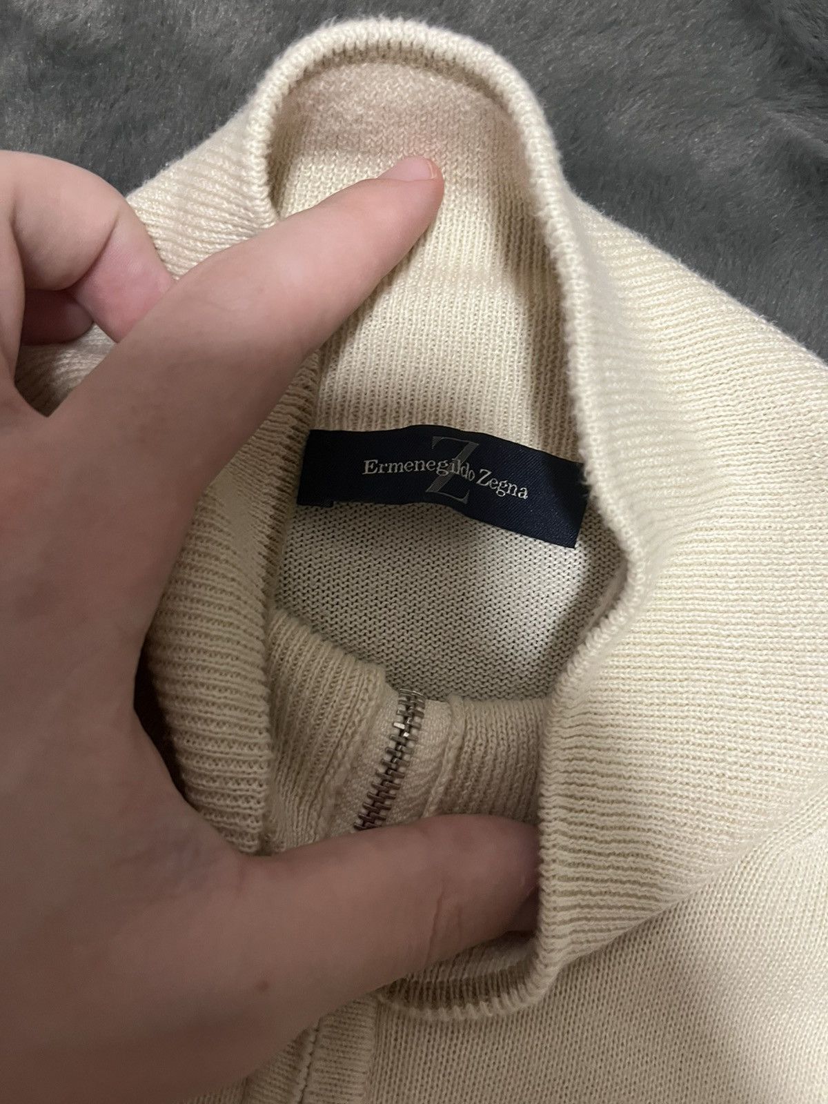 Ermenegildo Zegna Ermenegildo Zegna half zip hoodie old money Size US M / EU 48-50 / 2 - 4 Thumbnail