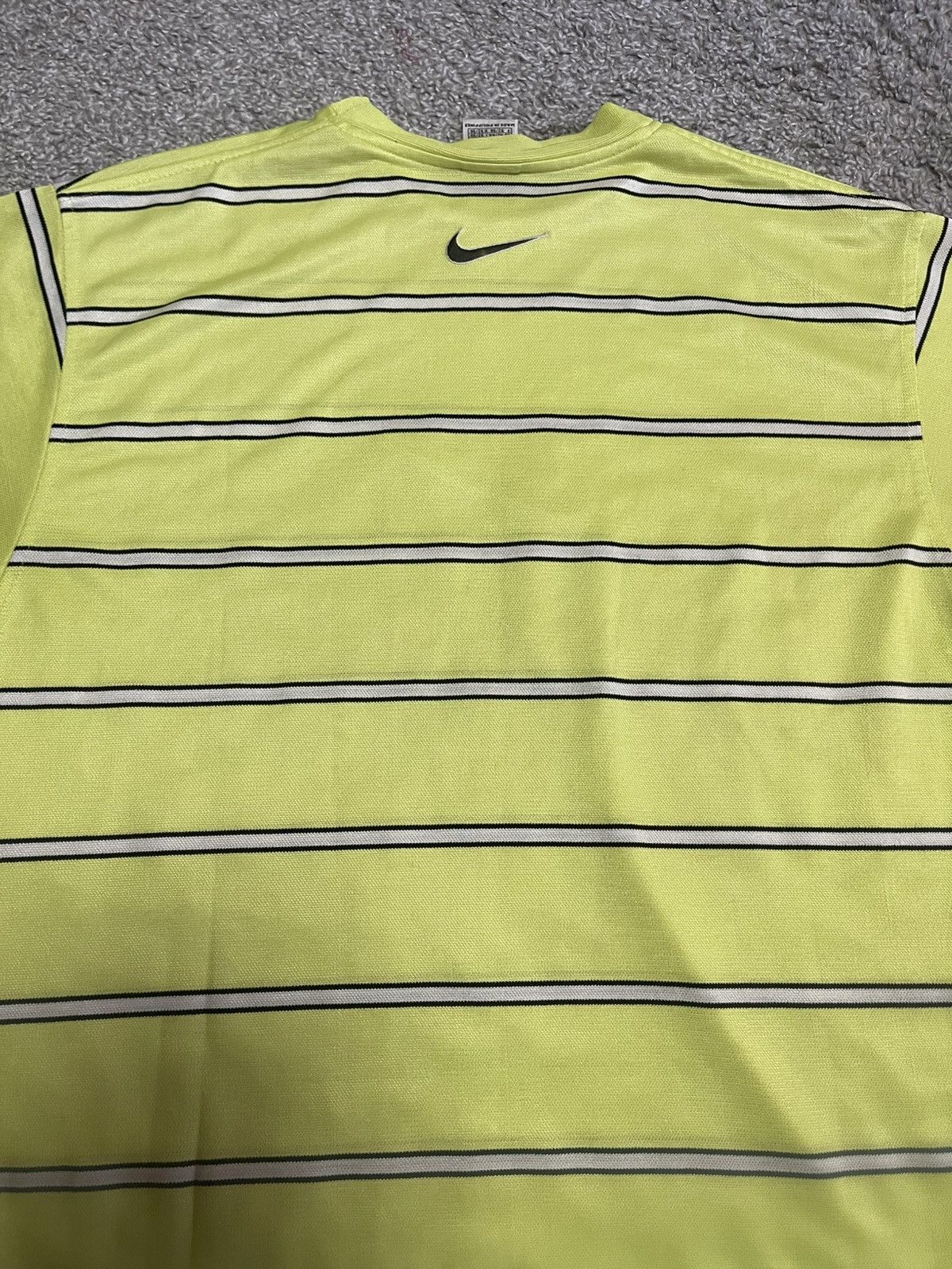 Nike × Vintage 90s NIKE VINTAGE NEON Y2K OVERSIZED DRILL BIG CENTER SWOOSH Size US L / EU 52-54 / 3 - 11 Thumbnail