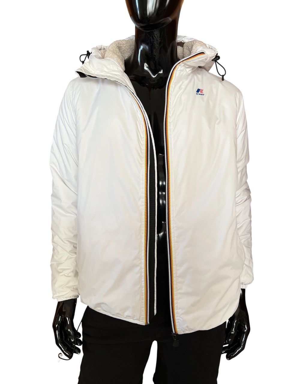 K-Way K-Way white beautiful warmed jacket Size US L / EU 52-54 / 3 - 6 Thumbnail