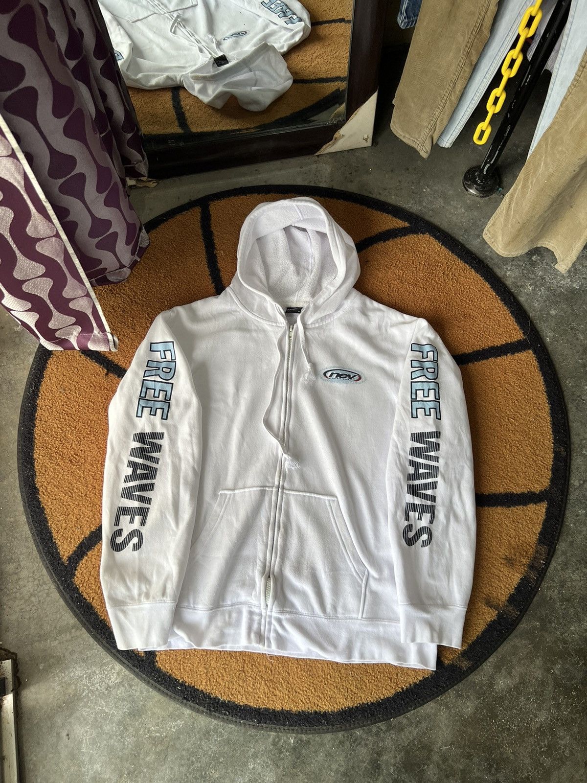Japanese Brand 🔥Nev Free Waves Zipper Hoodie Size US M / EU 48-50 / 2 - 1 Thumbnail