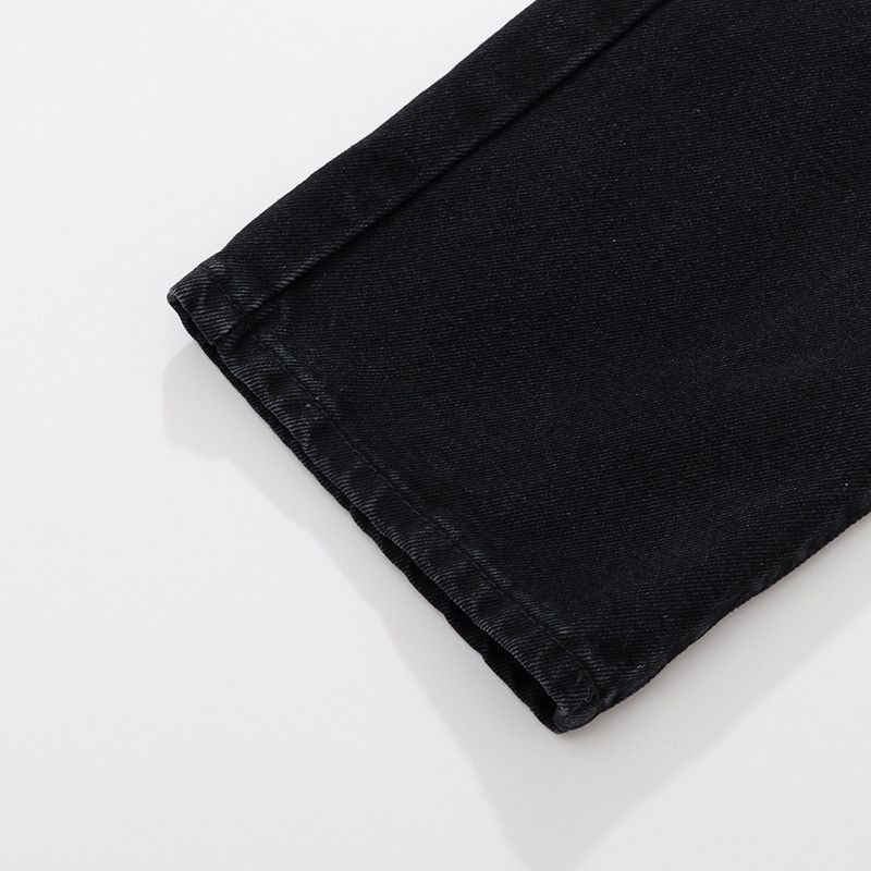 Jean American high street retro loose straight leg jeans for men Size US 32 / EU 48 - 6 Thumbnail
