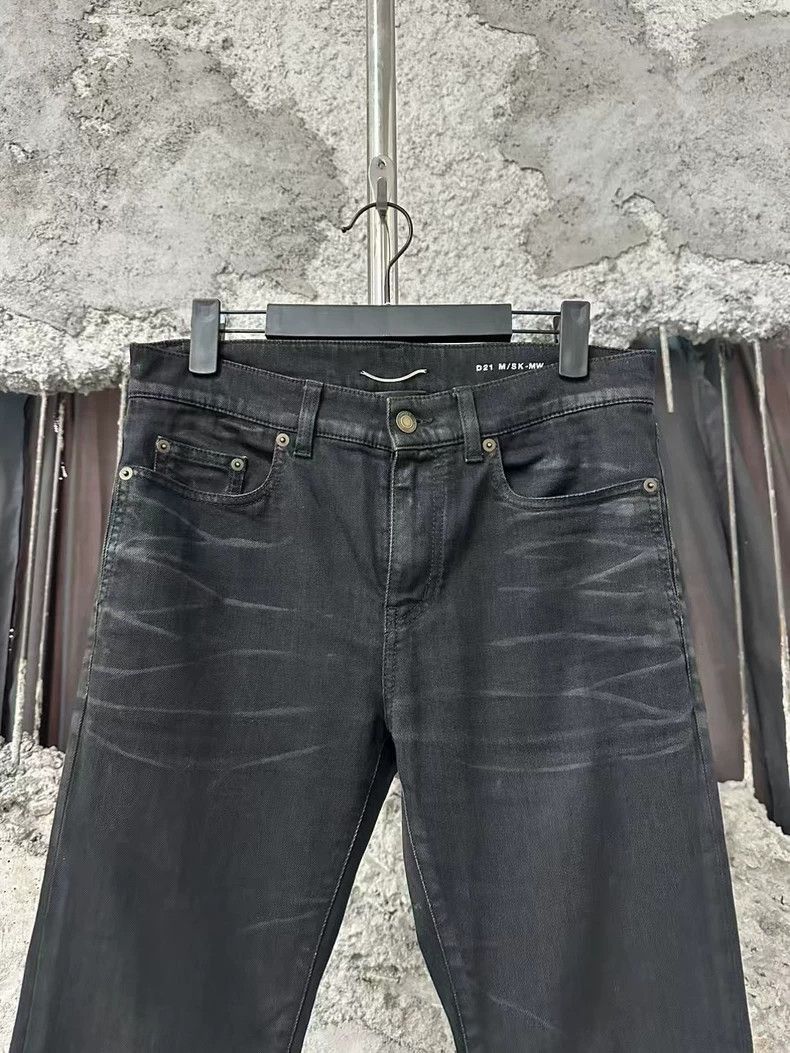 Saint Laurent Paris YSL Saint Laurent Black Denim Jeans- Size US 29 - 3 Thumbnail
