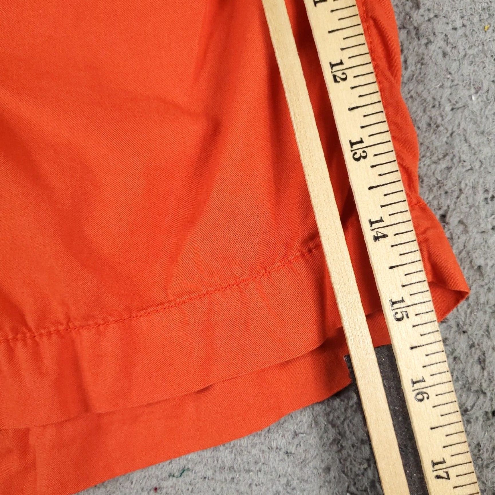 Ralph Lauren VINTAGE Ralph Lauren Womens Chino Shorts Size 12 30 Orange Casual Flat Front Classic Size 30" / US 8 / IT 44 - 5 Thumbnail