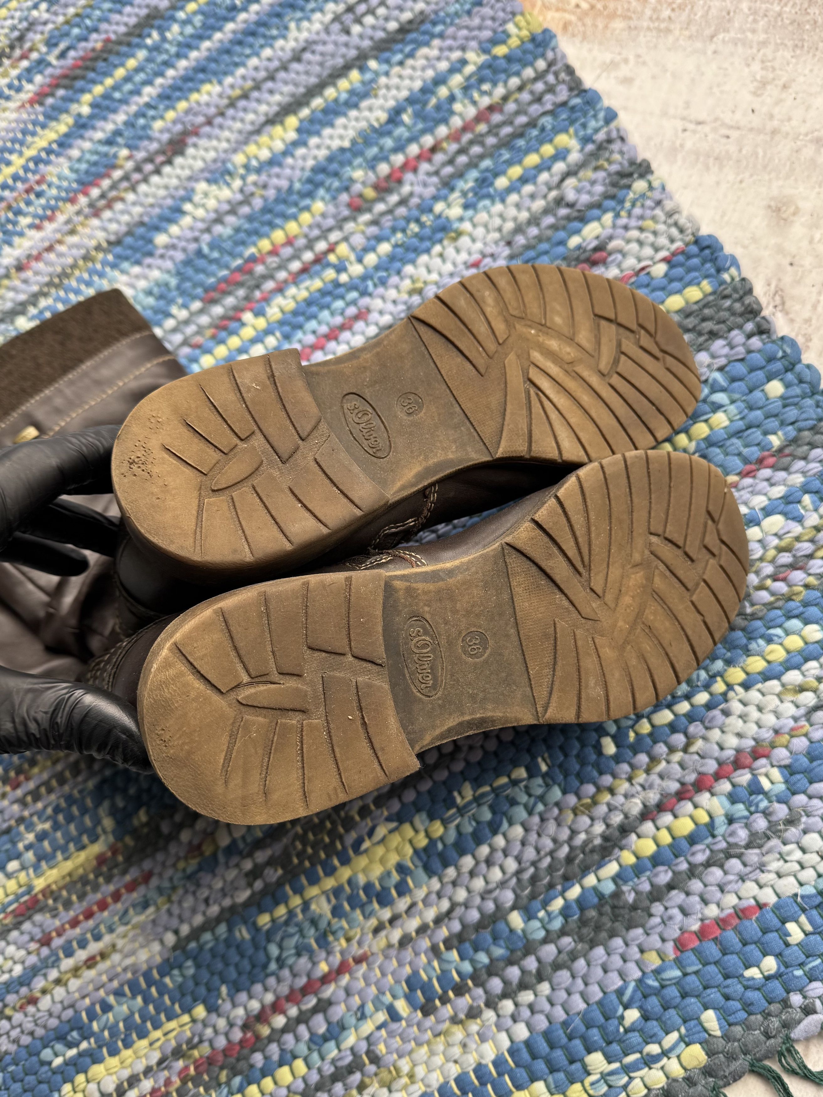 Japanese Brand Vintage Belted Boots A724D6(398) Size US 6 / IT 36 - 9 Thumbnail