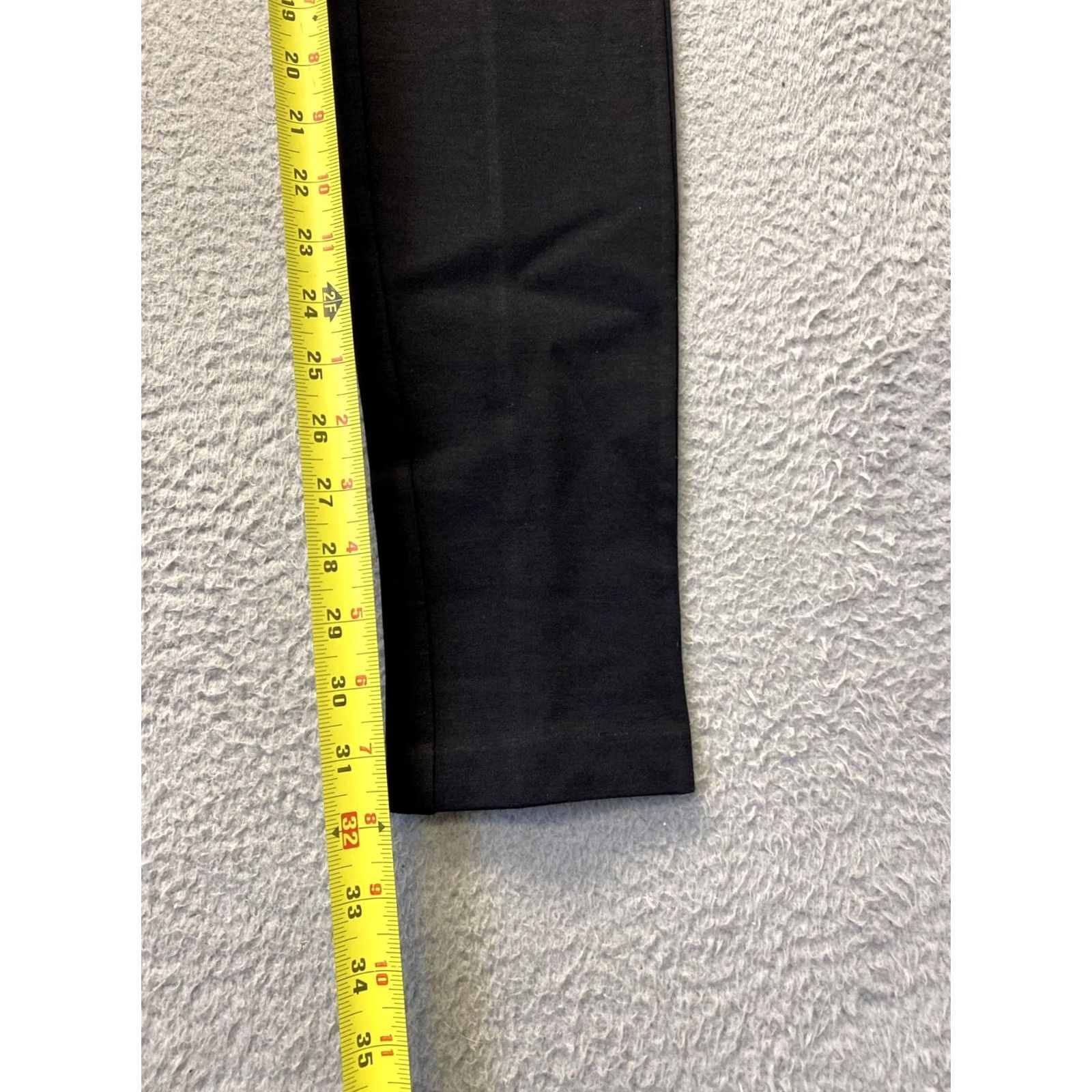 J.Crew VINTAGE J.CREW Leggings Ankle-zip Black 8T Women Regular Stretch Ponte 32 in Inseam Adults Girls Boys Mens Womens Size 30" / US 8 / IT 44 - 4 Thumbnail