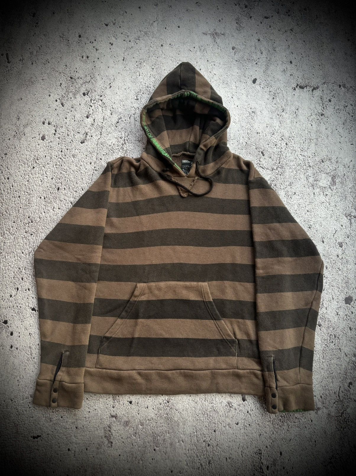 PPFM PPFM Rock 'N Roll Stripe Hoodie Size US M / EU 48-50 / 2 - 1 Thumbnail