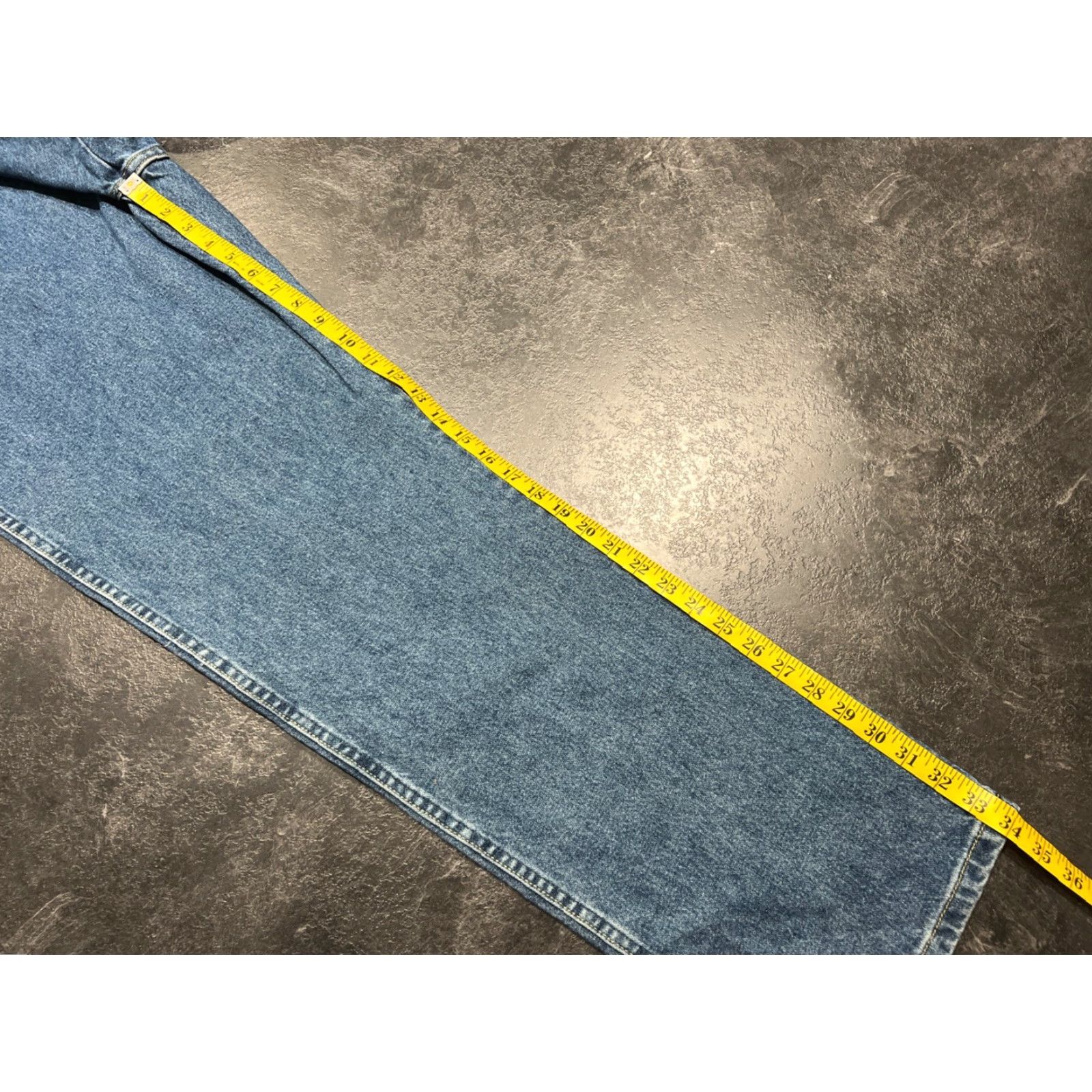 Wrangler Wrangler Jeans Mens 42x34 Blue Denim Original Fit Cowboy Cut George Strait Collection Regular 5-Pocket Embroidered Logo Cowboy Theme Vintage No User Size US 42 / EU 58 - 4 Thumbnail