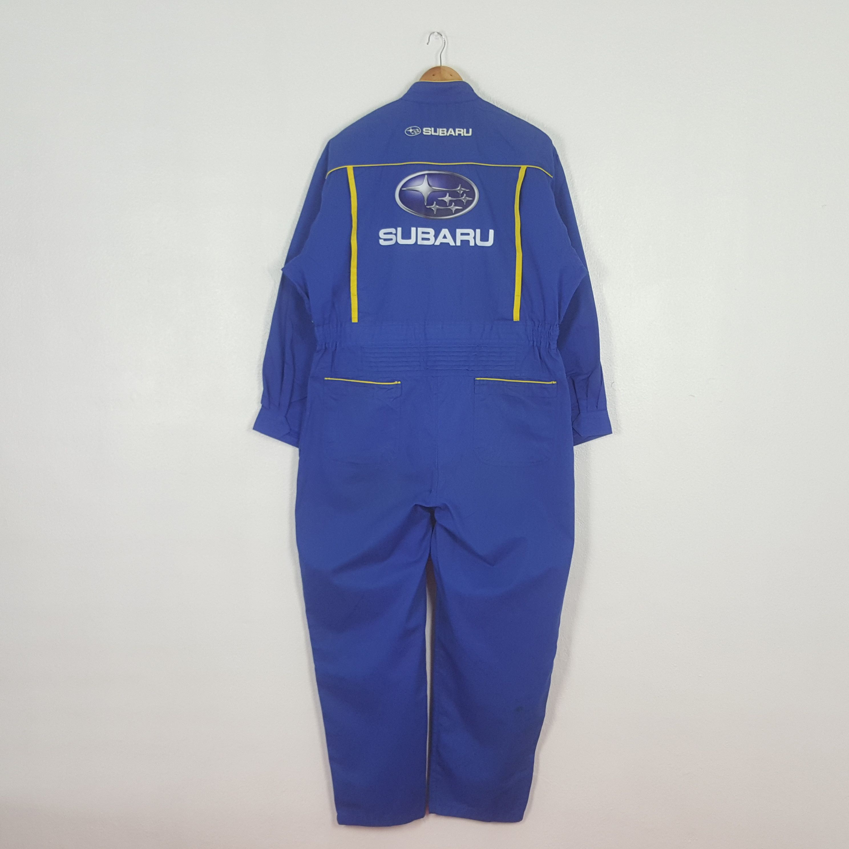 Japanese Brand Vintage Subaru Japanese Rally Team Coverall Jacket C308N19 Size US L / EU 52-54 / 3 - 1 Thumbnail
