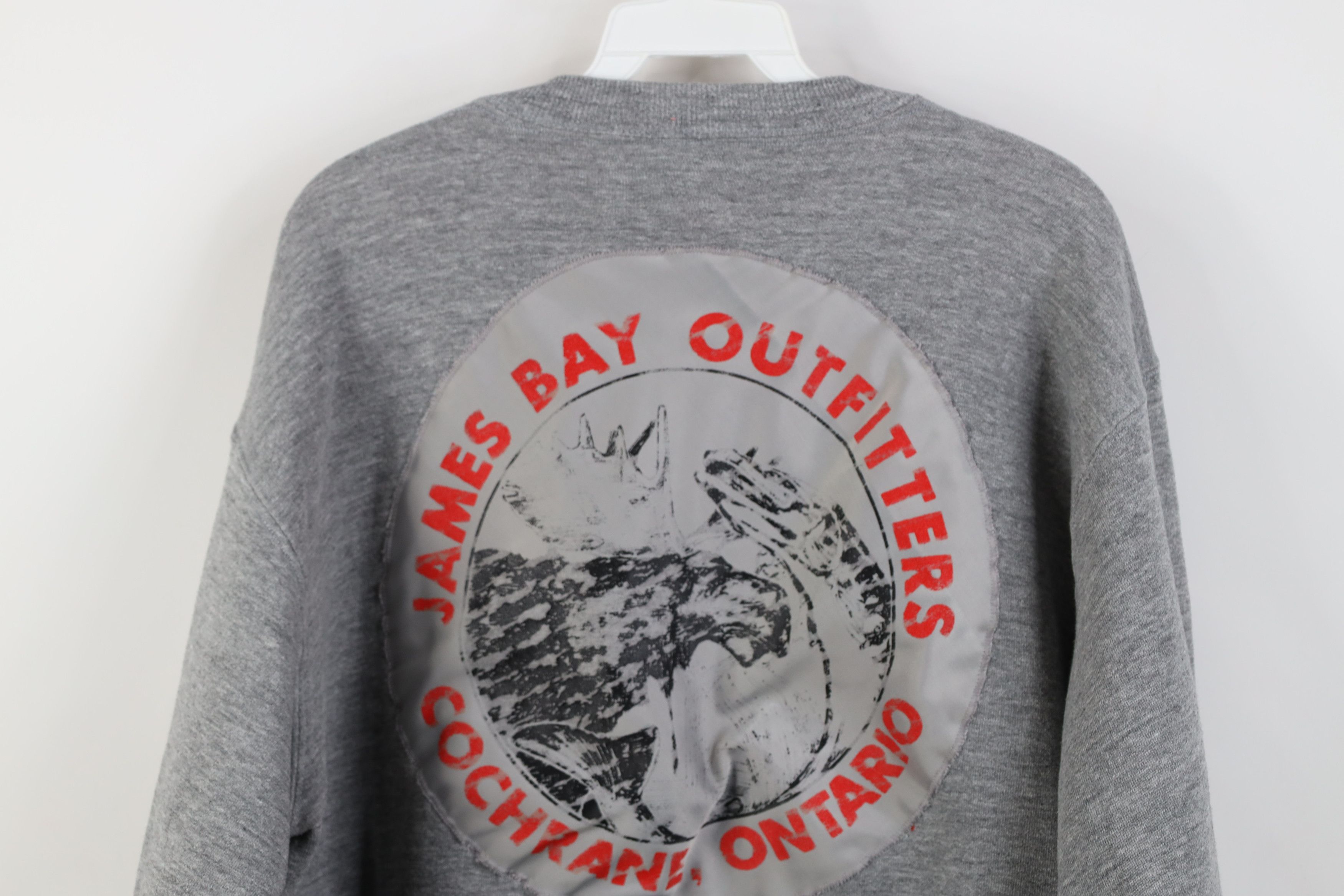 Vintage Vintage 90s James Bay Outfitters Crewneck Sweatshirt Gray Size US XL / EU 56 / 4 - 11 Thumbnail