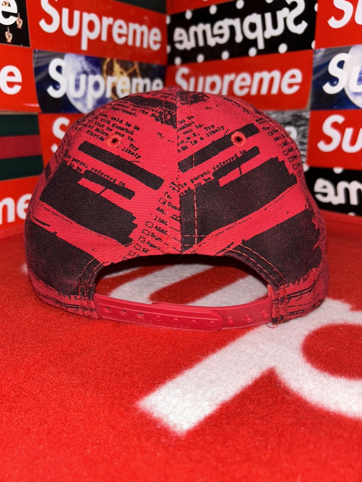 Supreme Supreme FBI 6 Panel Cap Red 2004 RARE HAT Size ONE SIZE - 5 Thumbnail