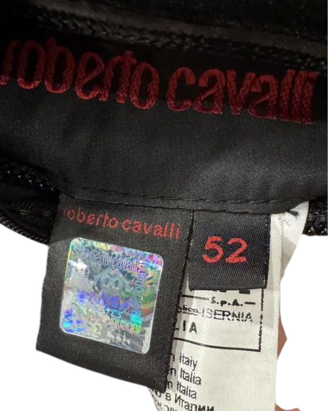 Roberto Cavalli REVERSIBLE PONY HAIR LEATHER JACKET Size US L / EU 52-54 / 3 - 5 Thumbnail