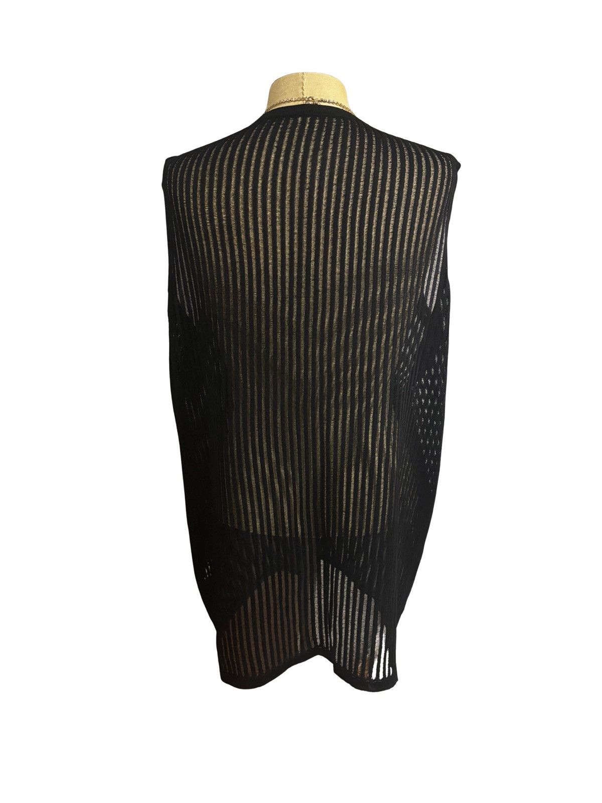Other Black sheer Vest.wv4428 Size XXL / US 16-18 / IT 52-54 - 4 Thumbnail